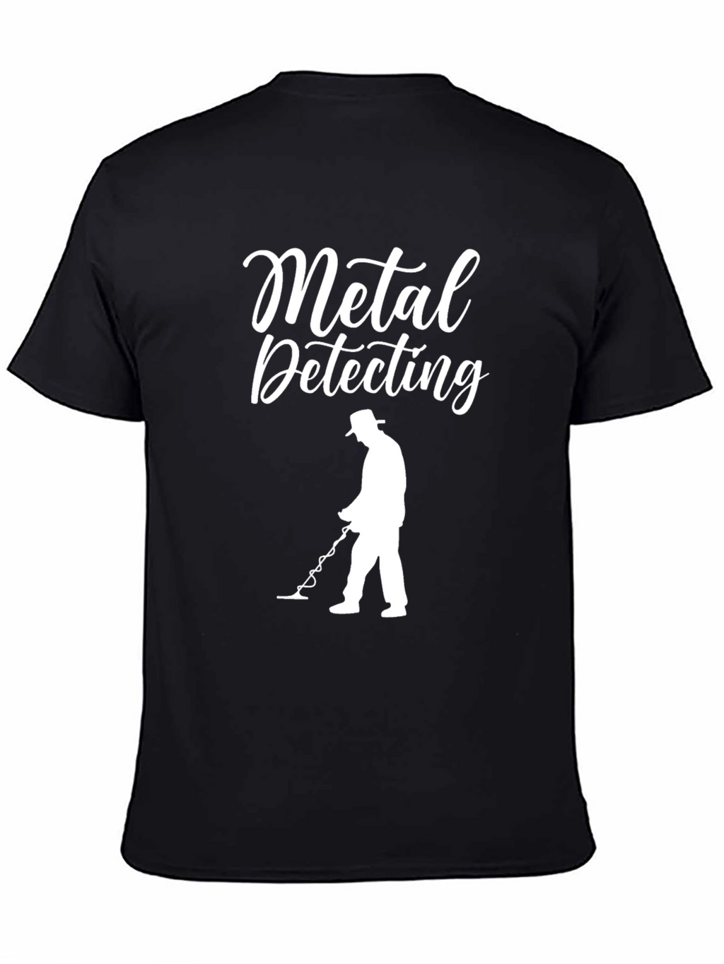 Metal Detecting Black T-Shirt