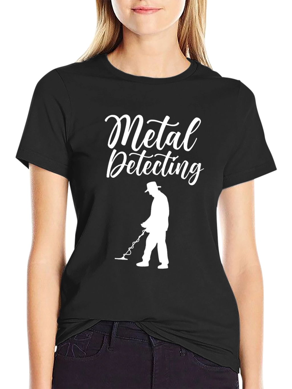 Metal Detecting Black T-Shirt