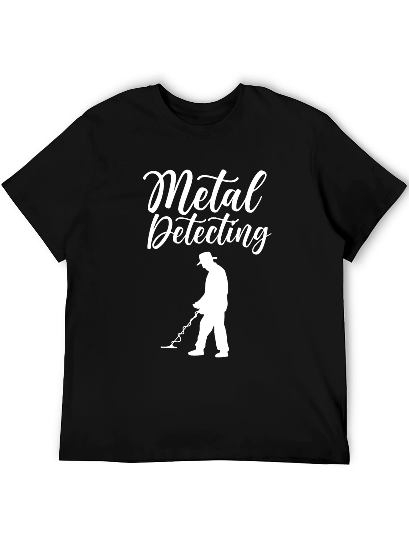 Metal Detecting Black T-Shirt