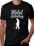 Metal Detecting Black T-Shirt
