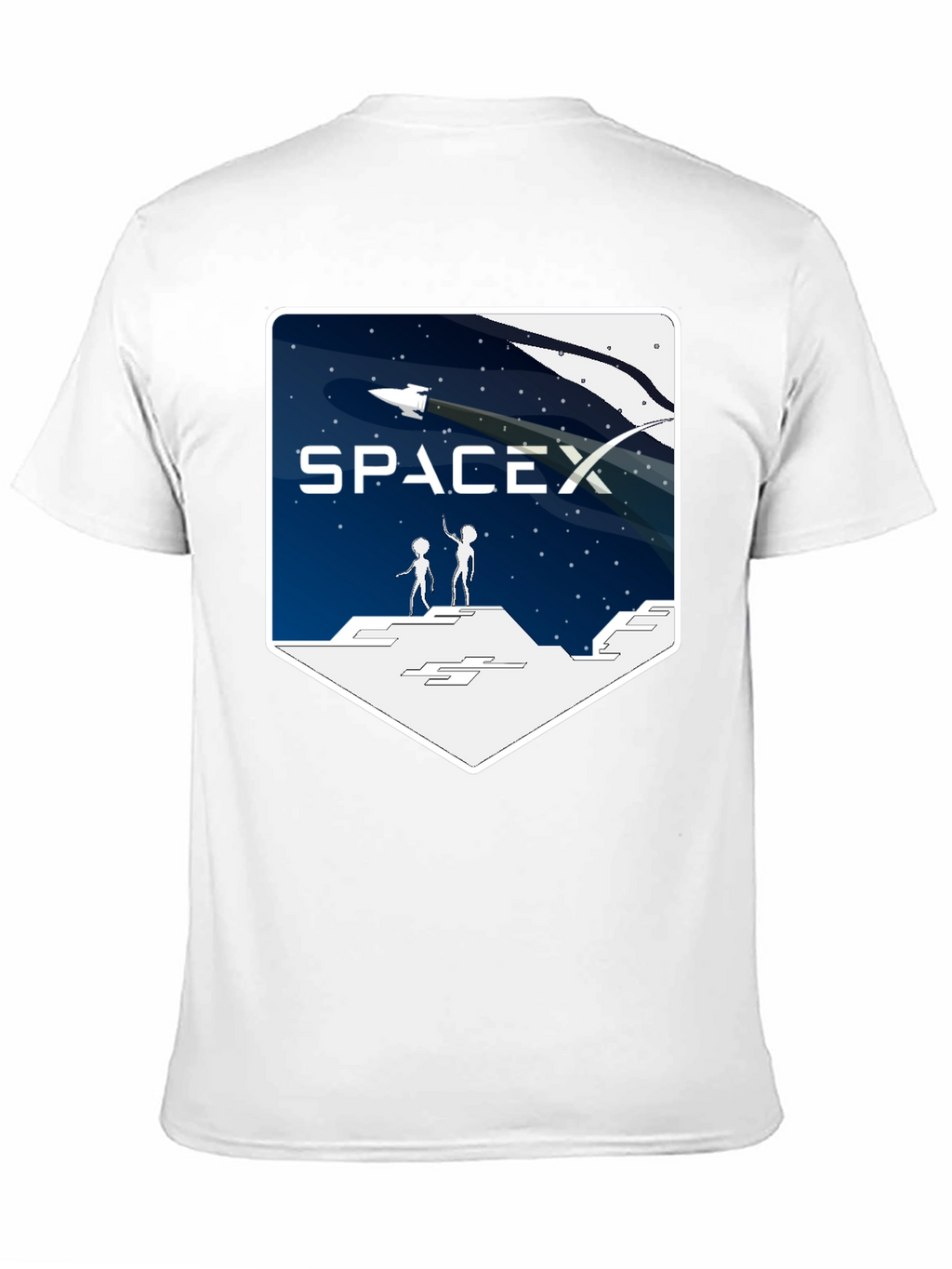 SpaceX Alien Encounter T-Shirt - Black