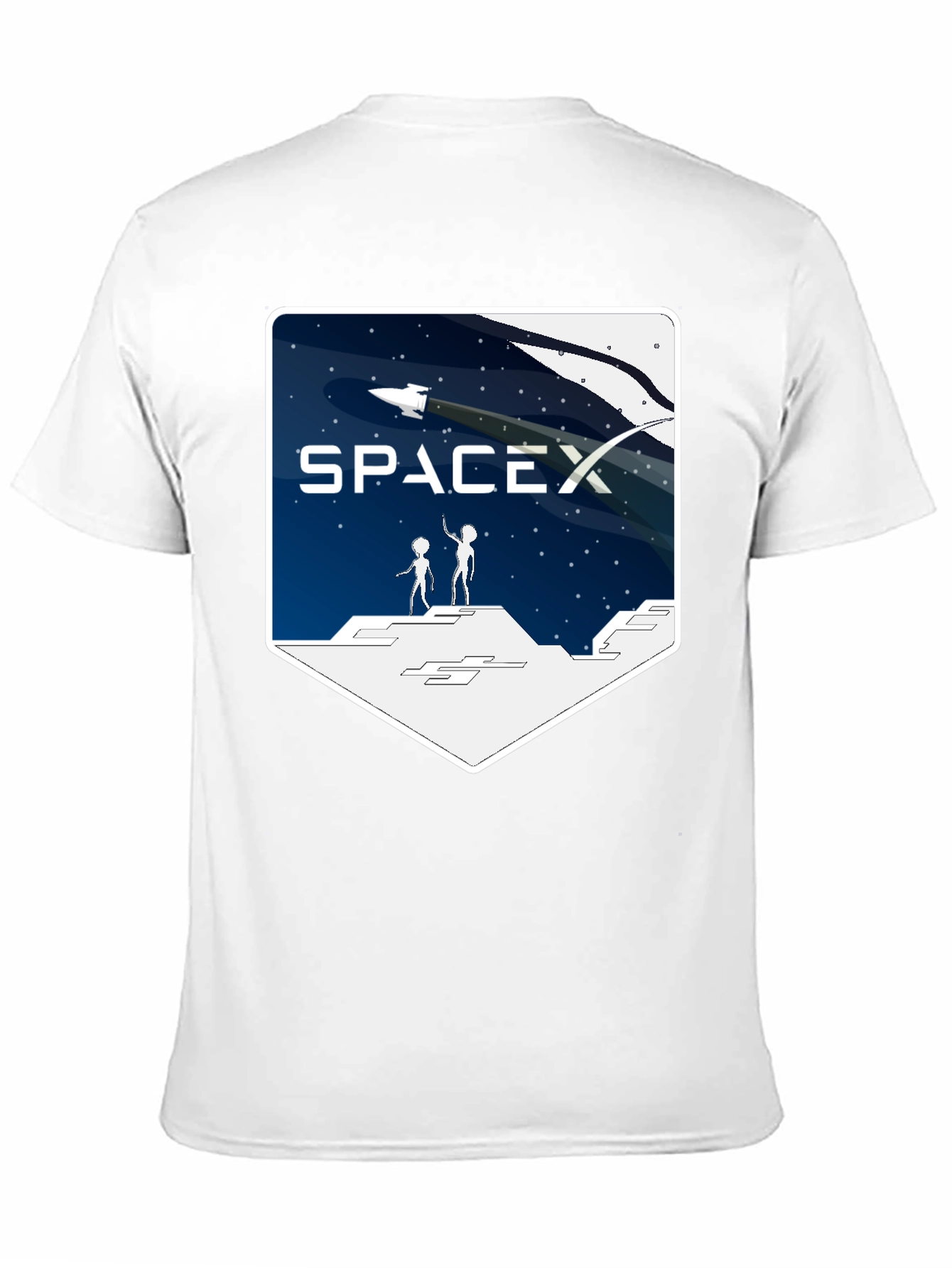 SpaceX Alien Encounter T-Shirt - Black