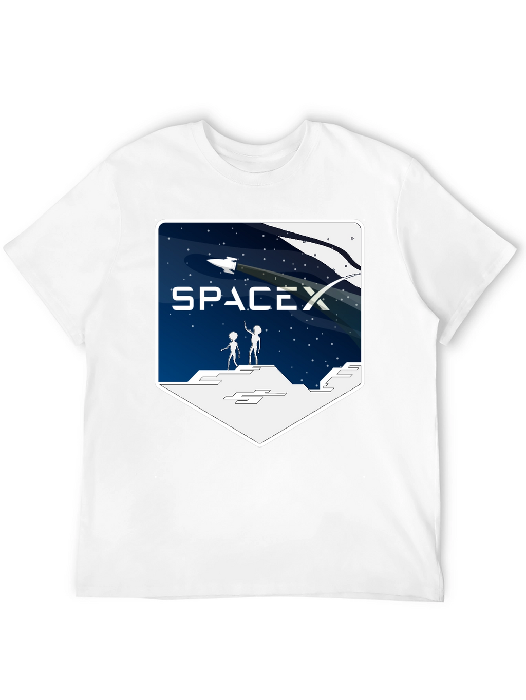 SpaceX Alien Encounter T-Shirt - Black