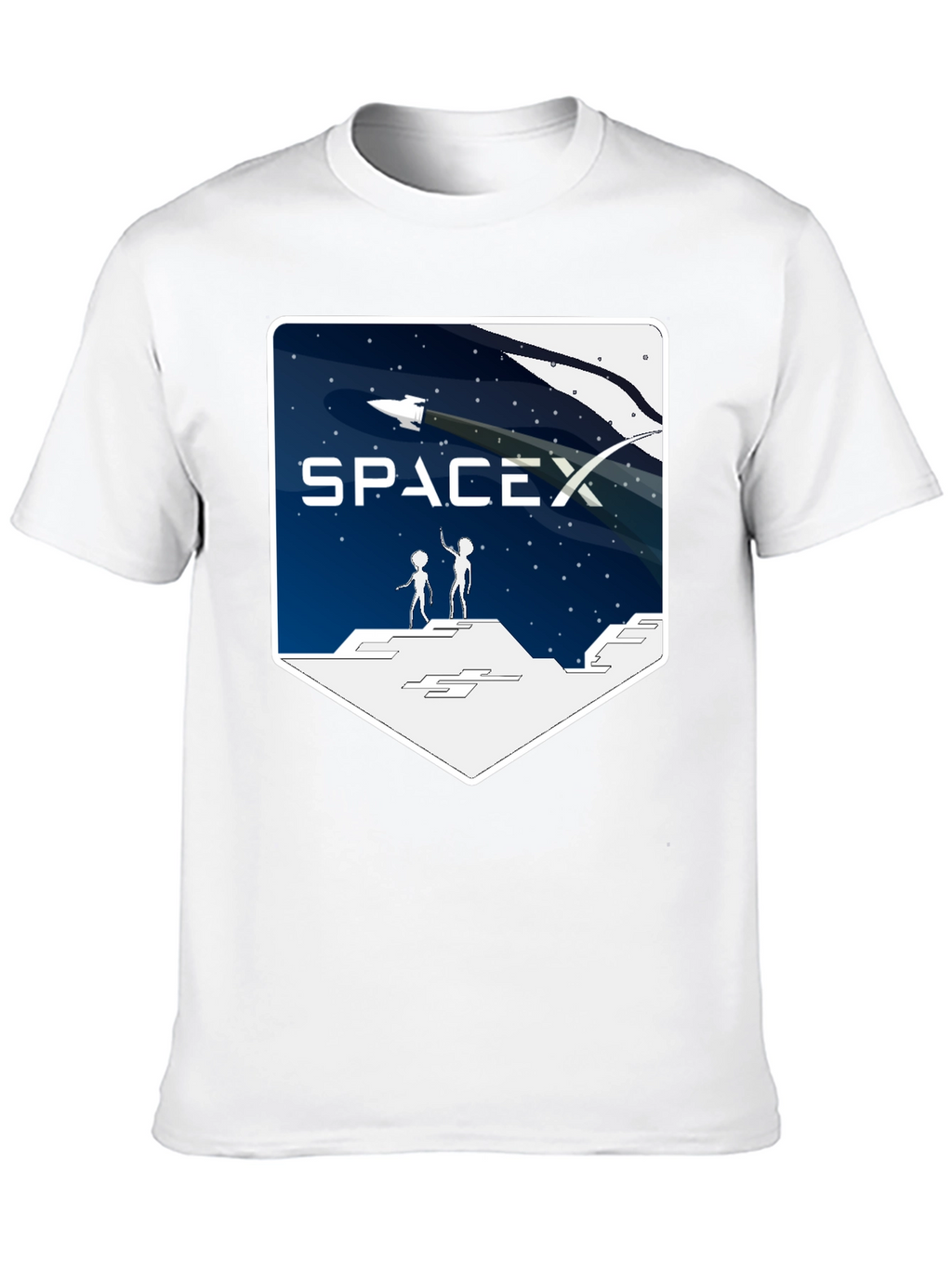 SpaceX Alien Encounter T-Shirt - Black