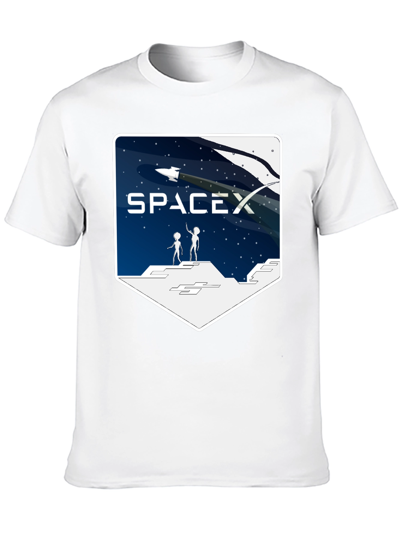 SpaceX Alien Encounter T-Shirt - Black
