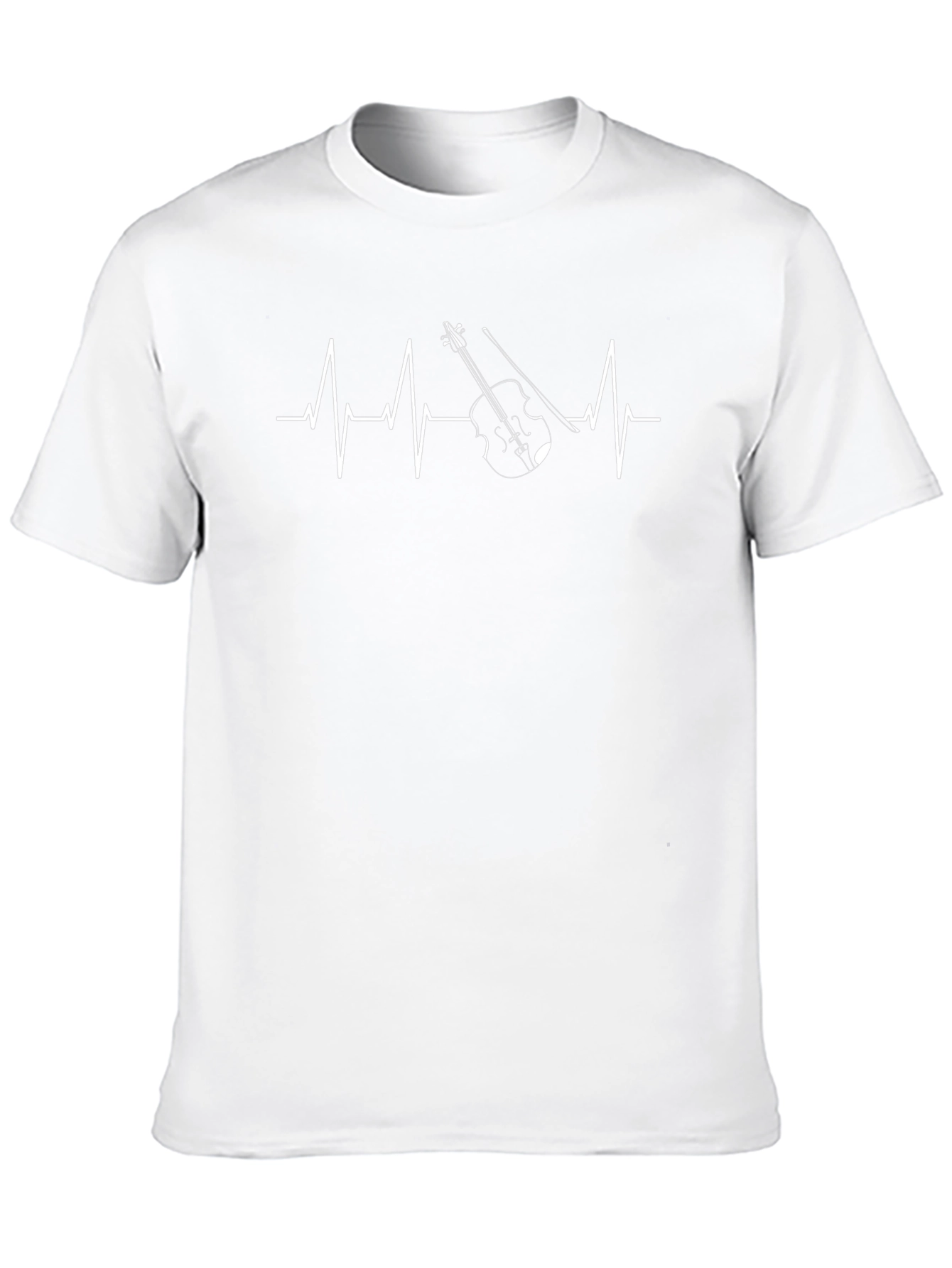 Violin Heartbeat T-Shirt - Musicians Pulse