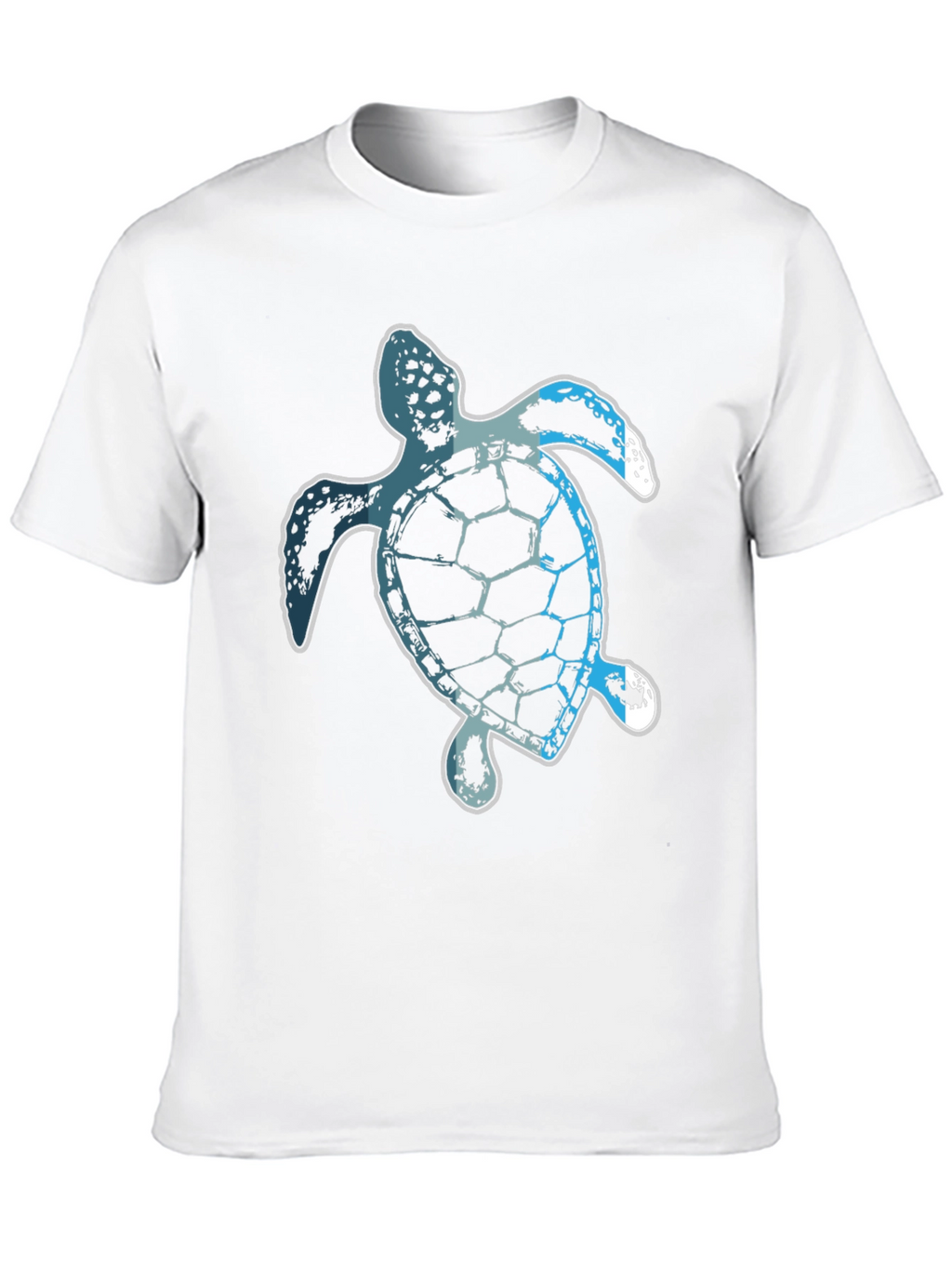 Sea Turtle Graphic Tee - Black Casual T-Shirt