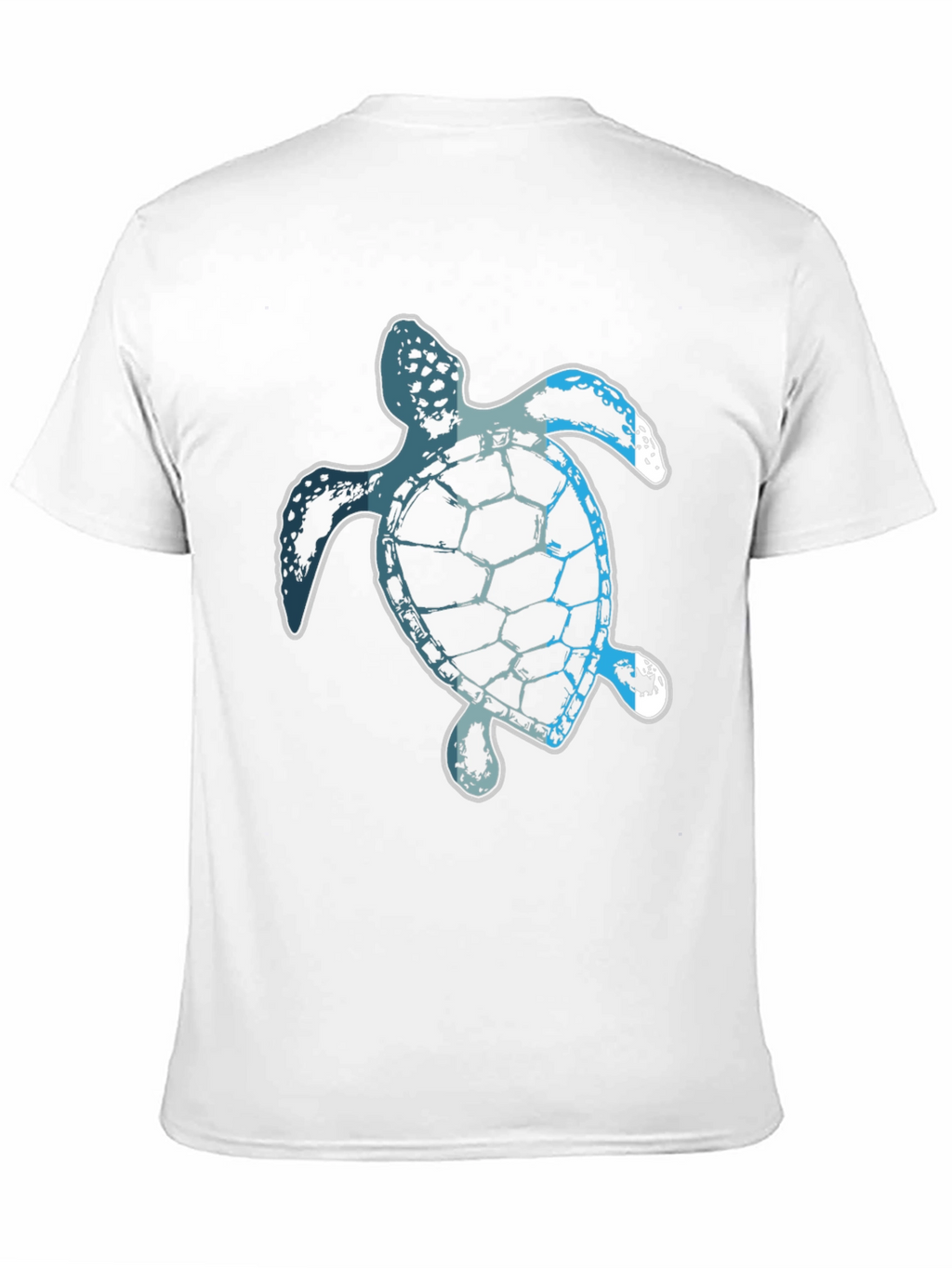 Sea Turtle Graphic Tee - Black Casual T-Shirt