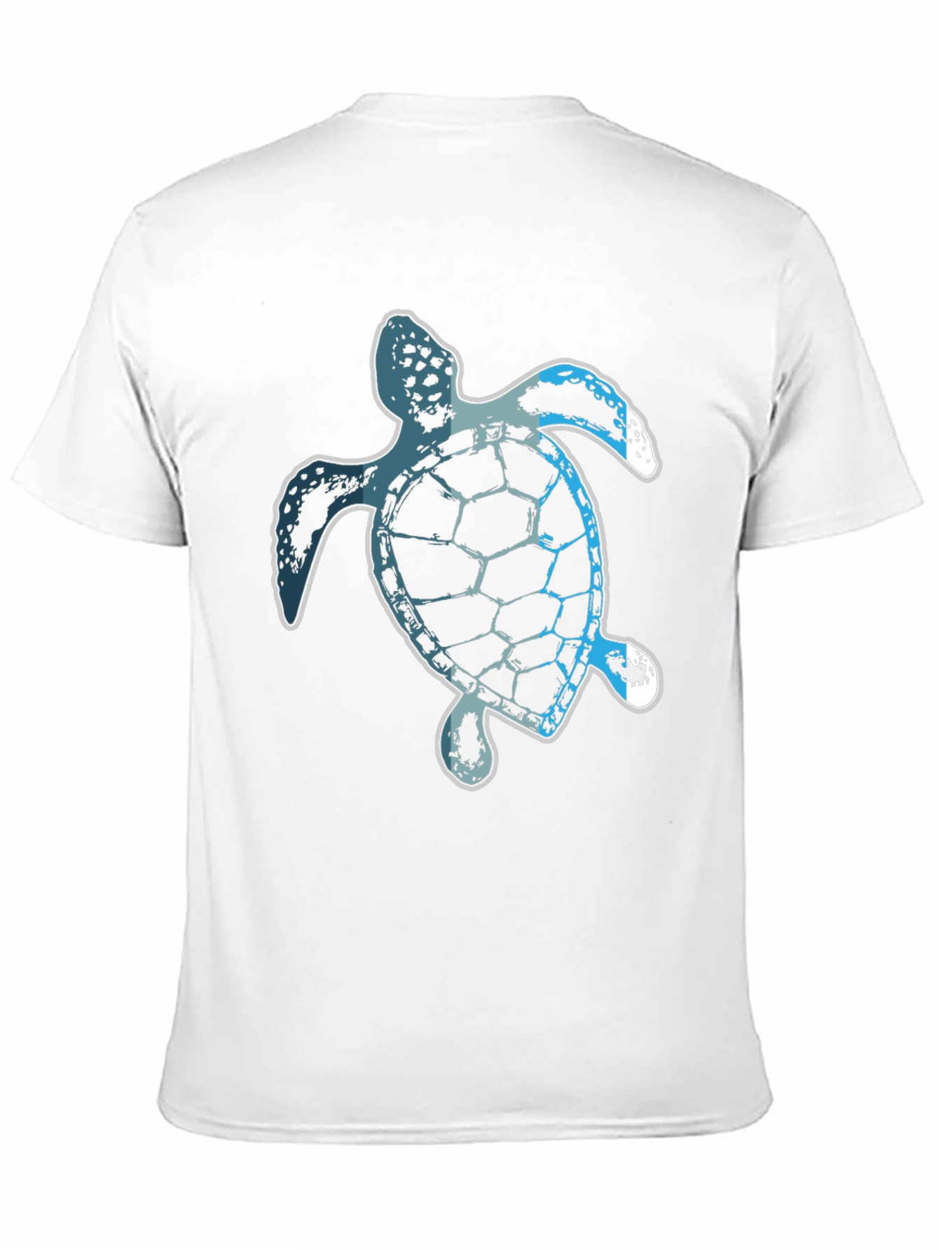 Sea Turtle Graphic Tee - Black Casual T-Shirt