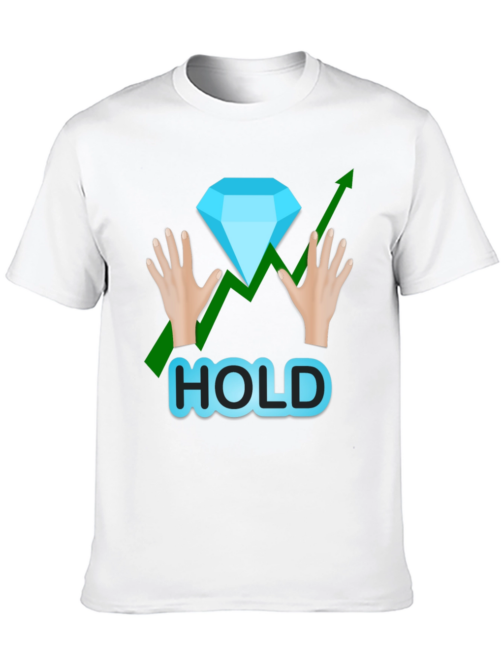 Diamond Hands Stock Market T-Shirt - HOLD