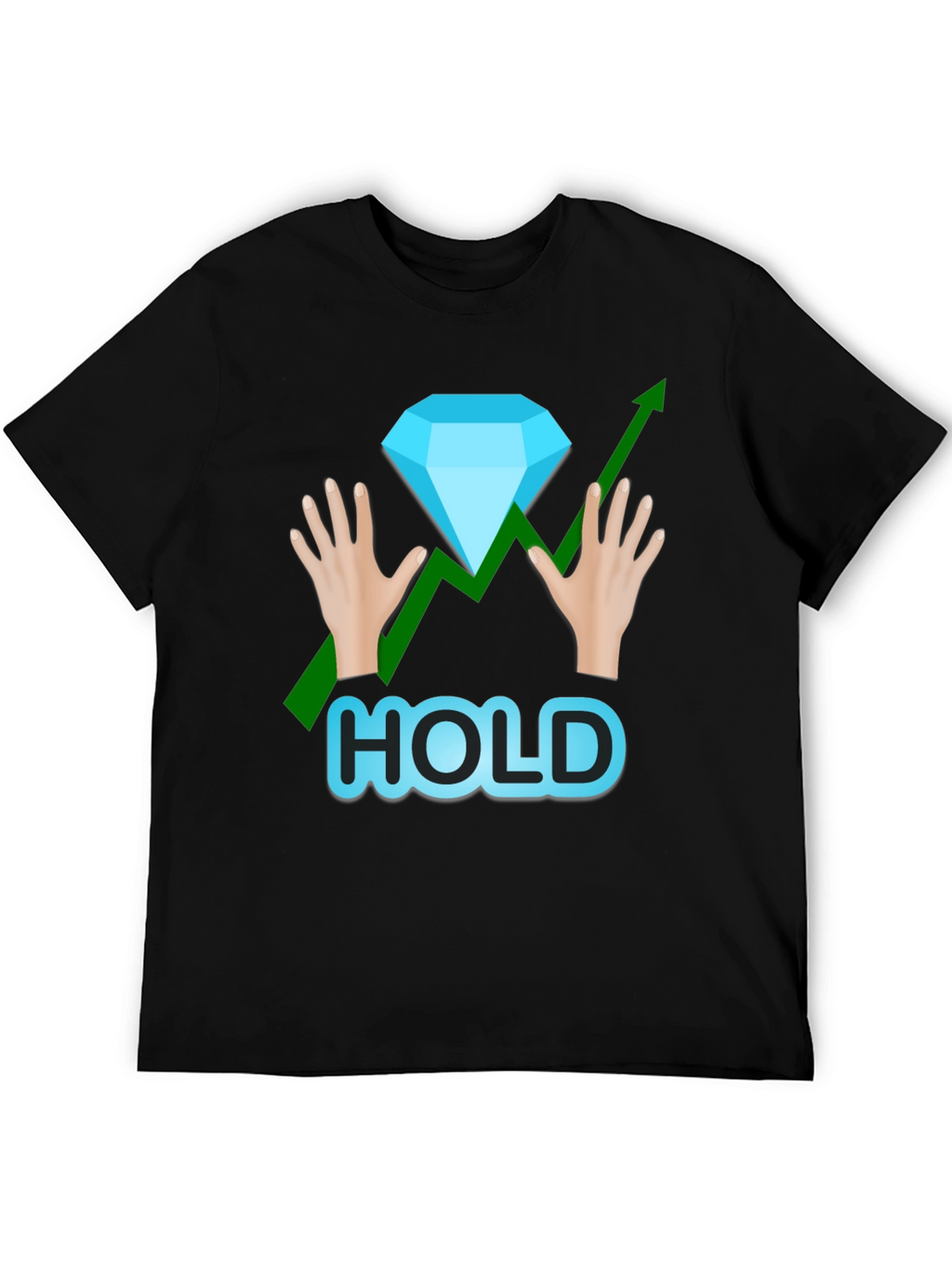 Diamond Hands Stock Market T-Shirt - HOLD