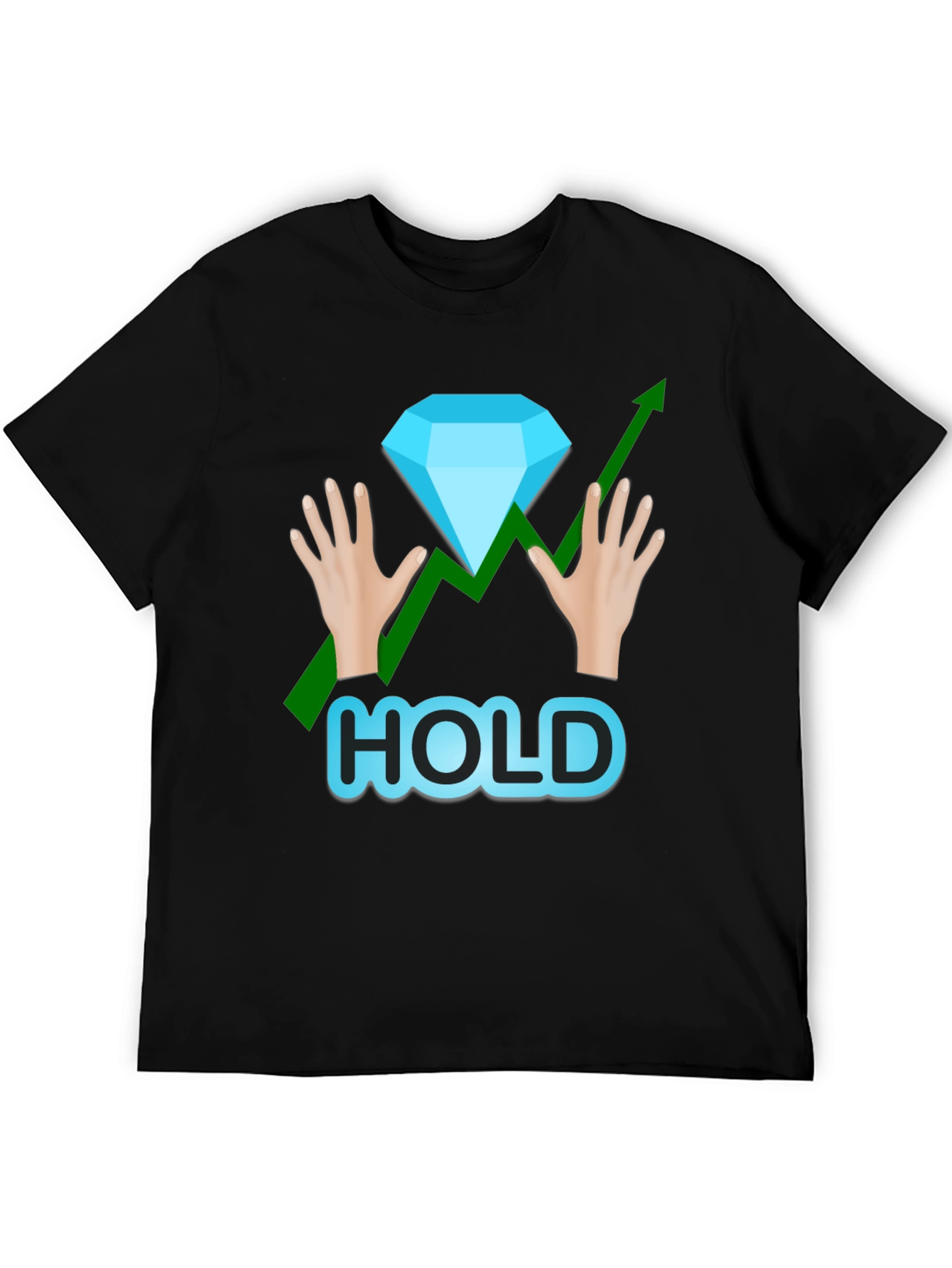 Diamond Hands Stock Market T-Shirt - HOLD