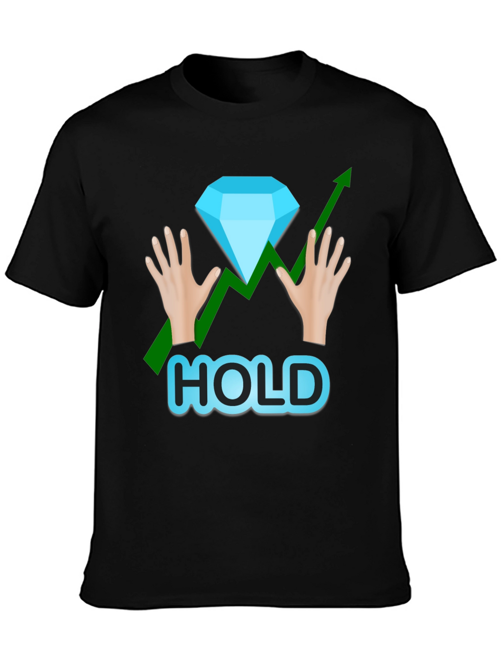 Diamond Hands Stock Market T-Shirt - HOLD