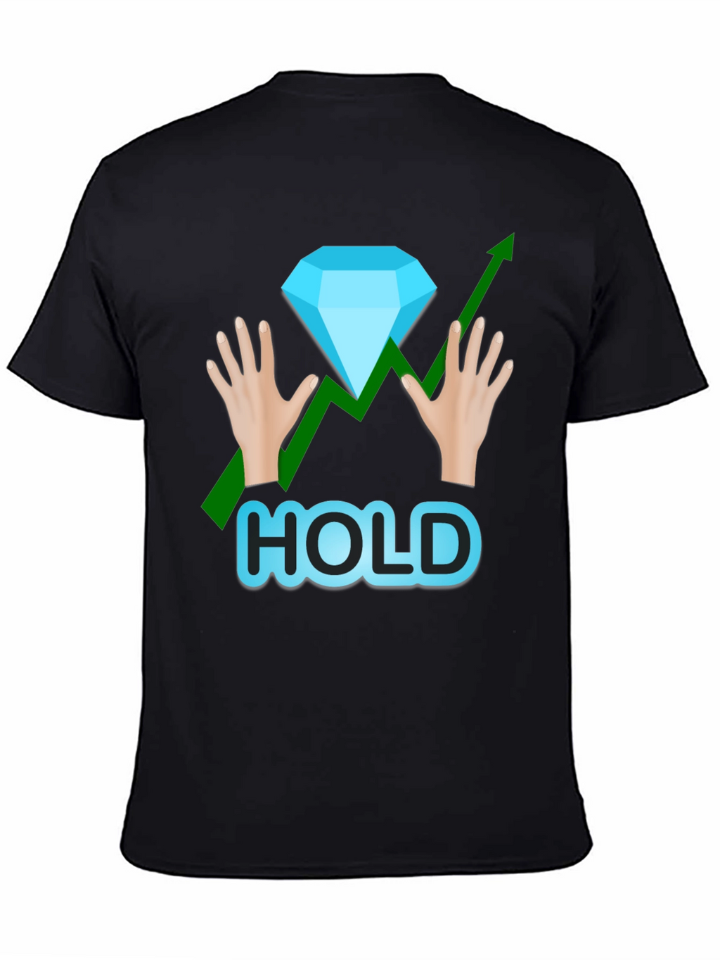 Diamond Hands Stock Market T-Shirt - HOLD