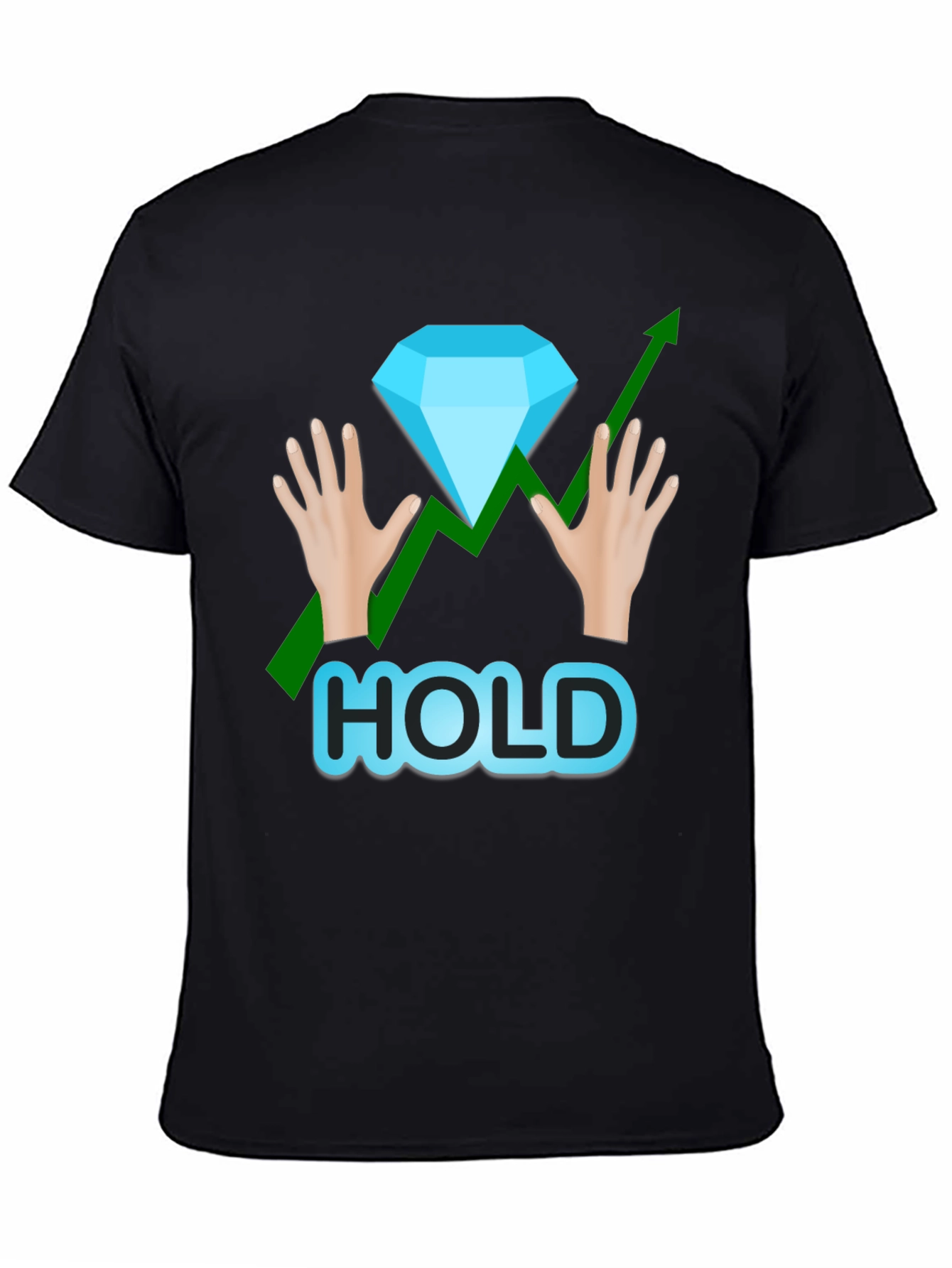 Diamond Hands Stock Market T-Shirt - HOLD