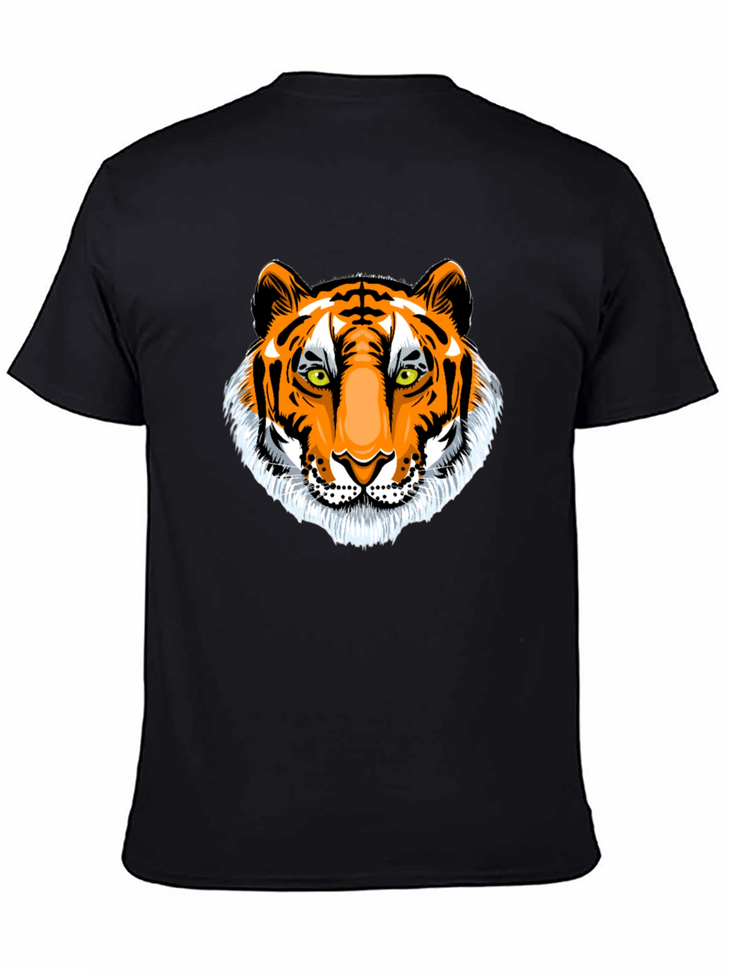 Tiger Graphic Black T-Shirt - Animal Print Tee