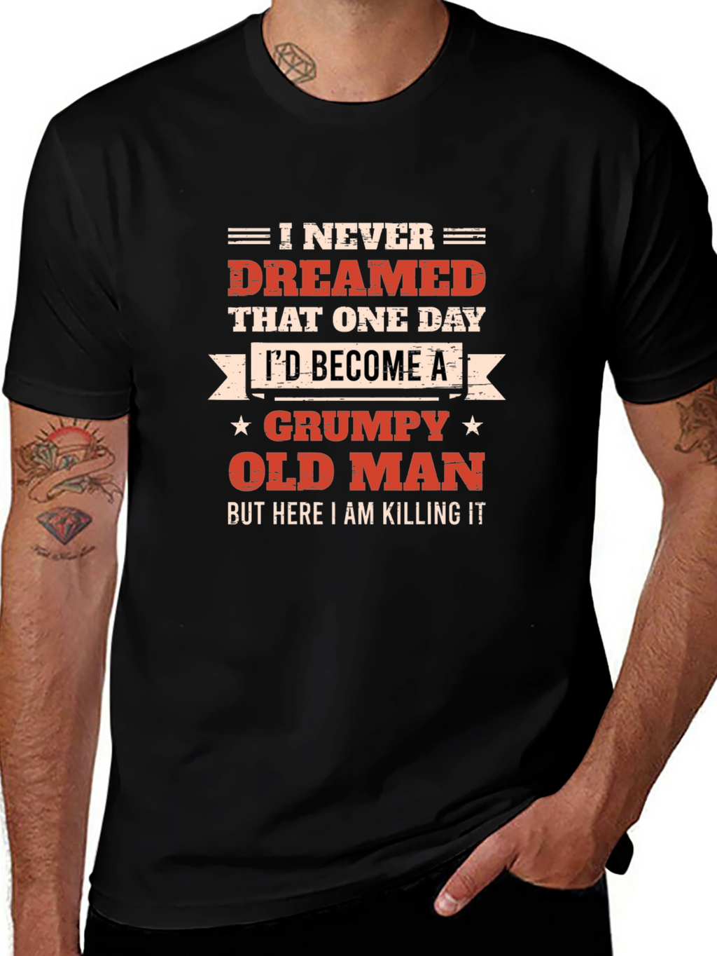 Grumpy Old Man T-Shirt - Killing It!