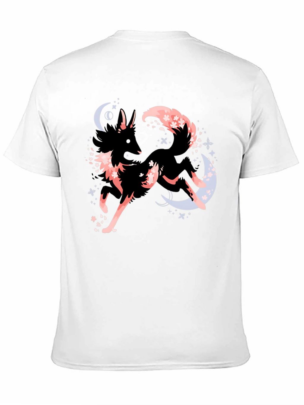 Mystic Fox Graphic Tee - Black