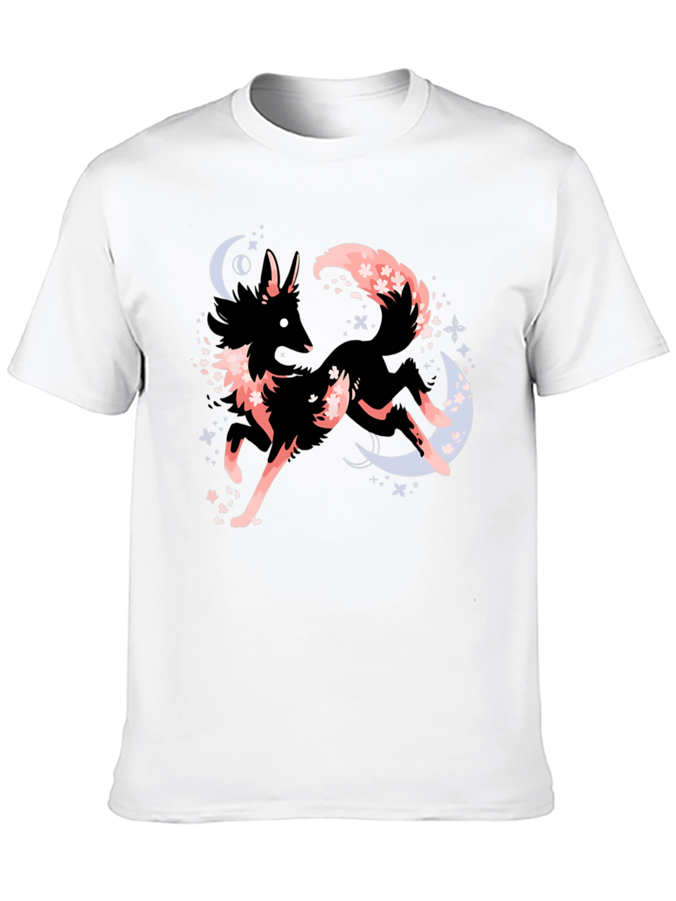 Mystic Fox Graphic Tee - Black