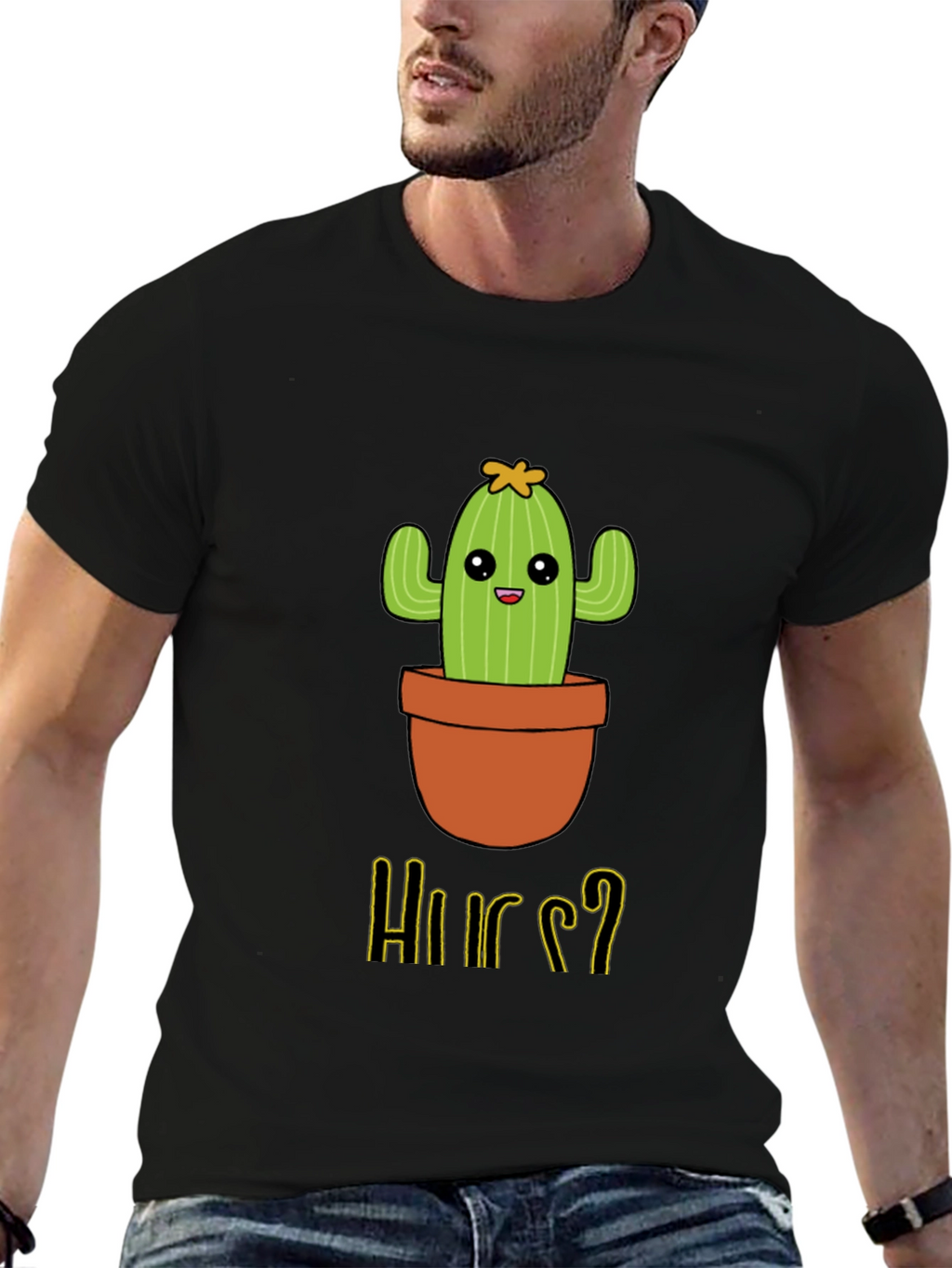 Cactus Hug T-Shirt - Funny Graphic Tee