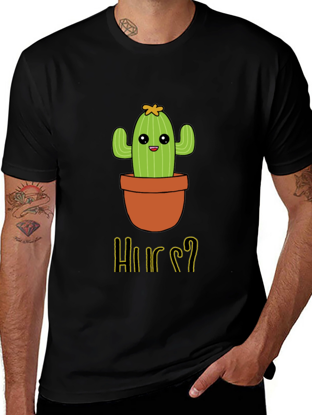 Cactus Hug T-Shirt - Funny Graphic Tee