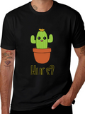 Cactus Hug T-Shirt - Funny Graphic Tee