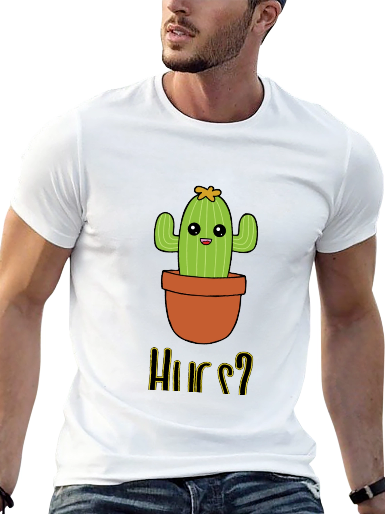 Cactus Hug T-Shirt - Funny Graphic Tee