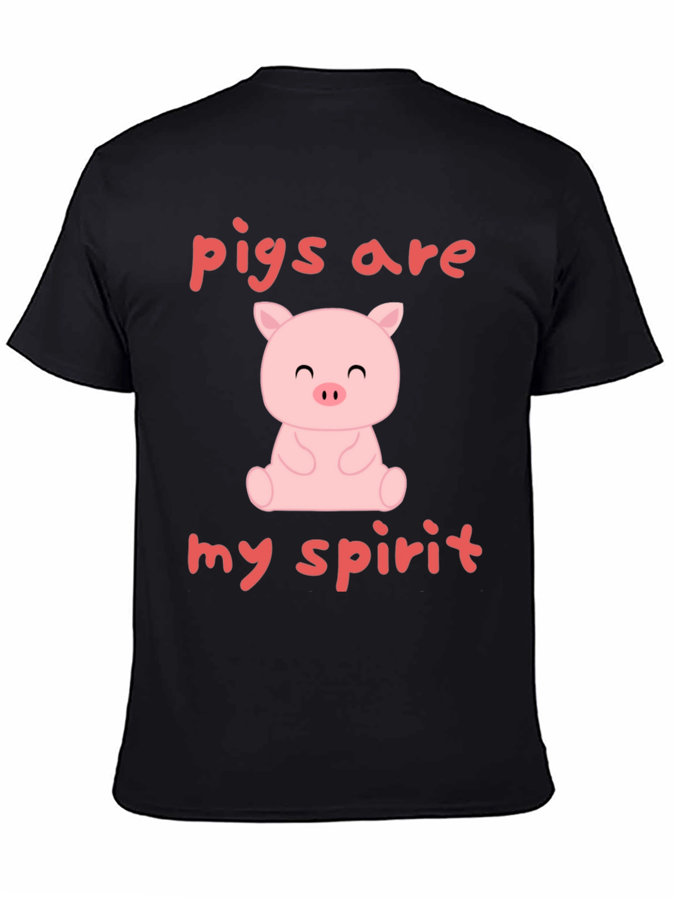 Pigs Are My Spirit T-Shirt - Cute Animal Lover Tee