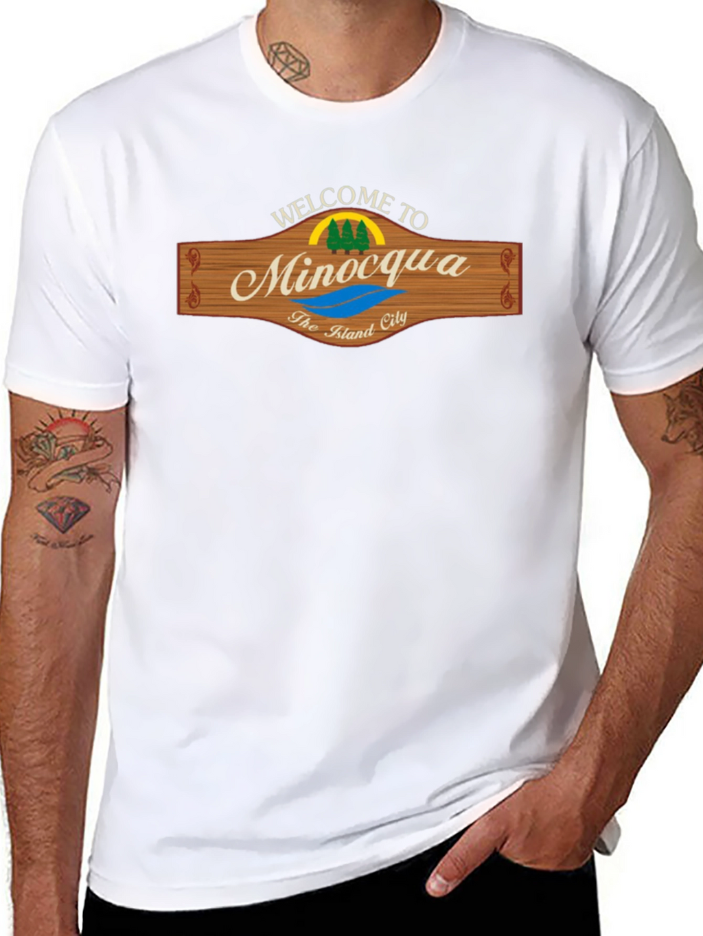 Welcome to Minocqua T-Shirt - The Island City Tee