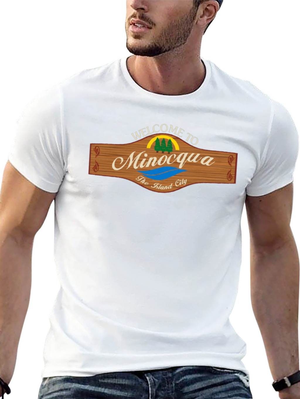 Welcome to Minocqua T-Shirt - The Island City Tee