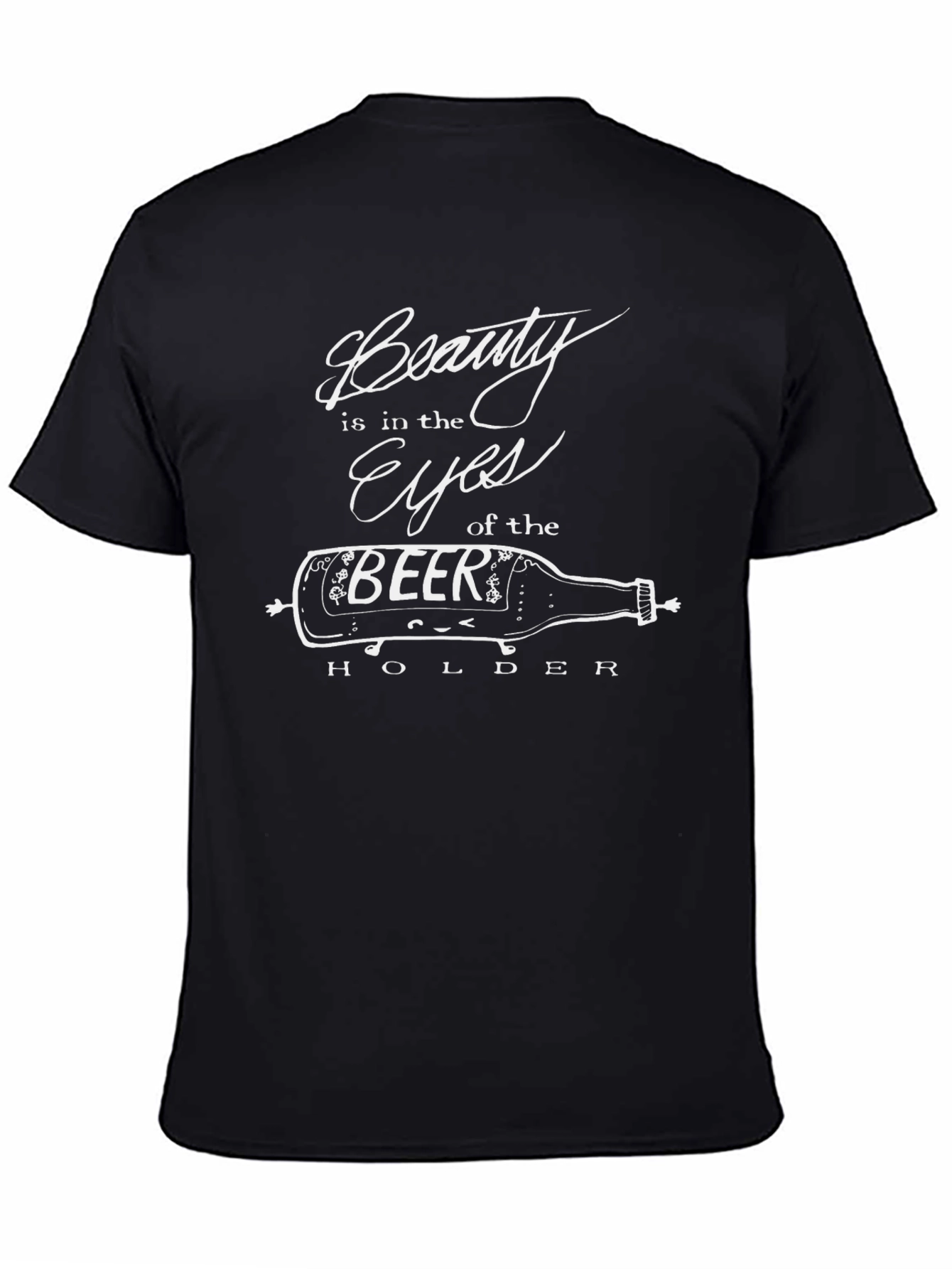 Beer Holder Graphic T-Shirt - Beauty in the Eyes