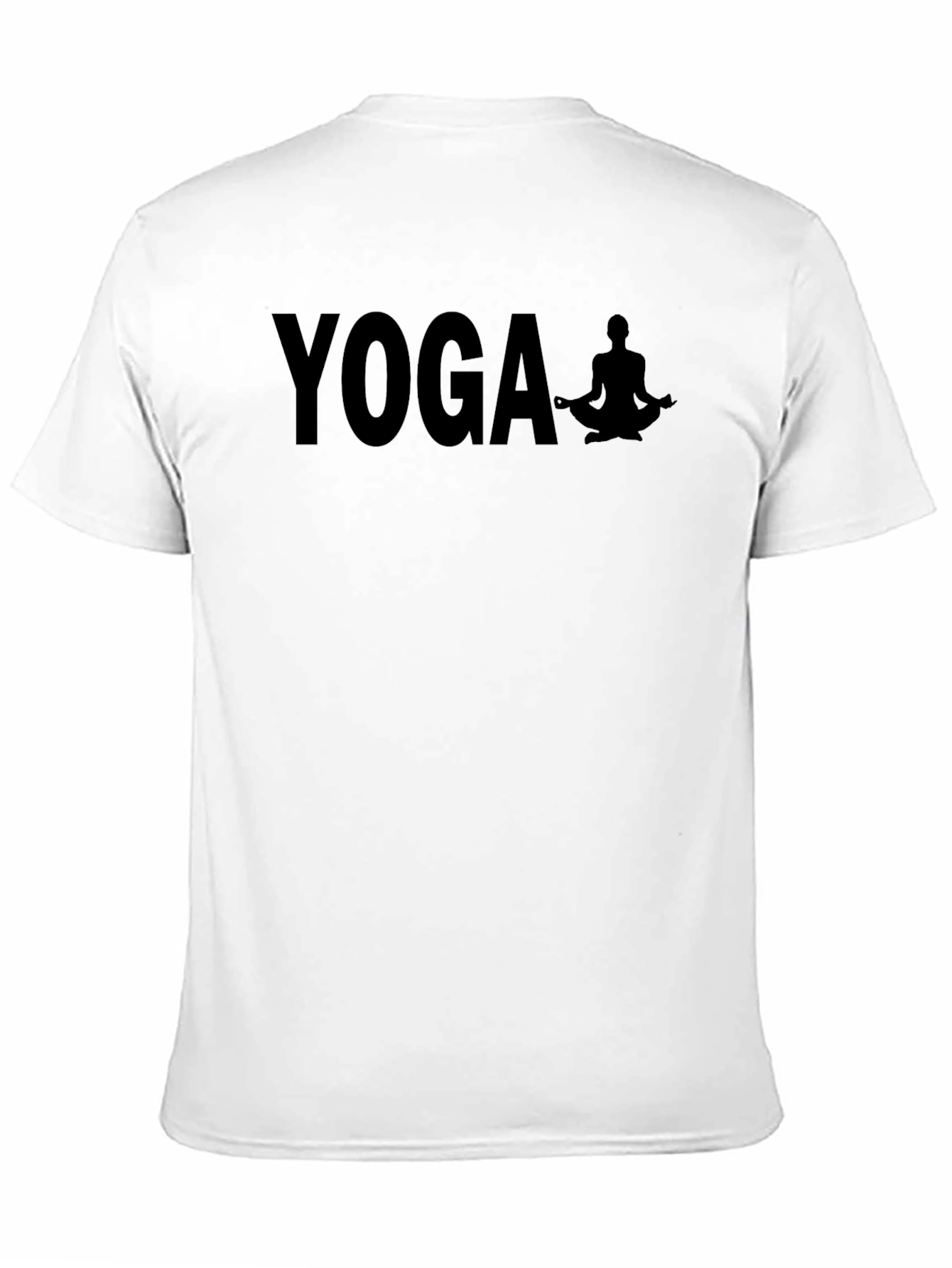 Yoga Meditation T-Shirt - Black Graphic Tee