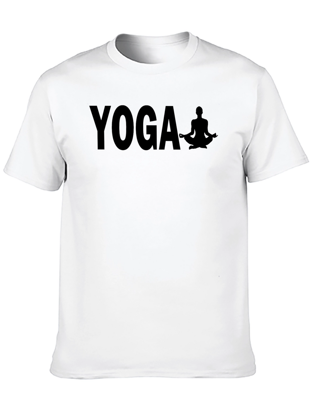 Yoga Meditation T-Shirt - Black Graphic Tee