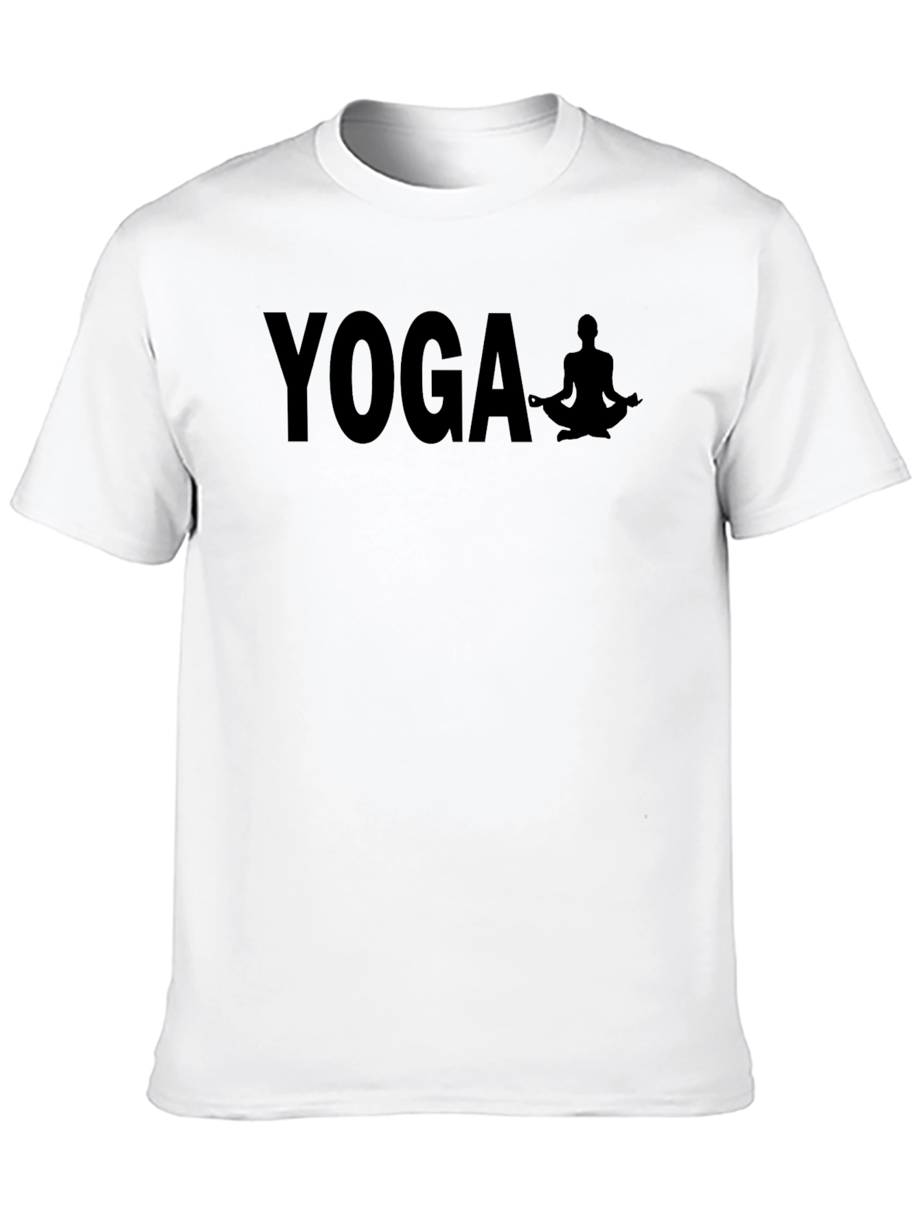 Yoga Meditation T-Shirt - Black Graphic Tee