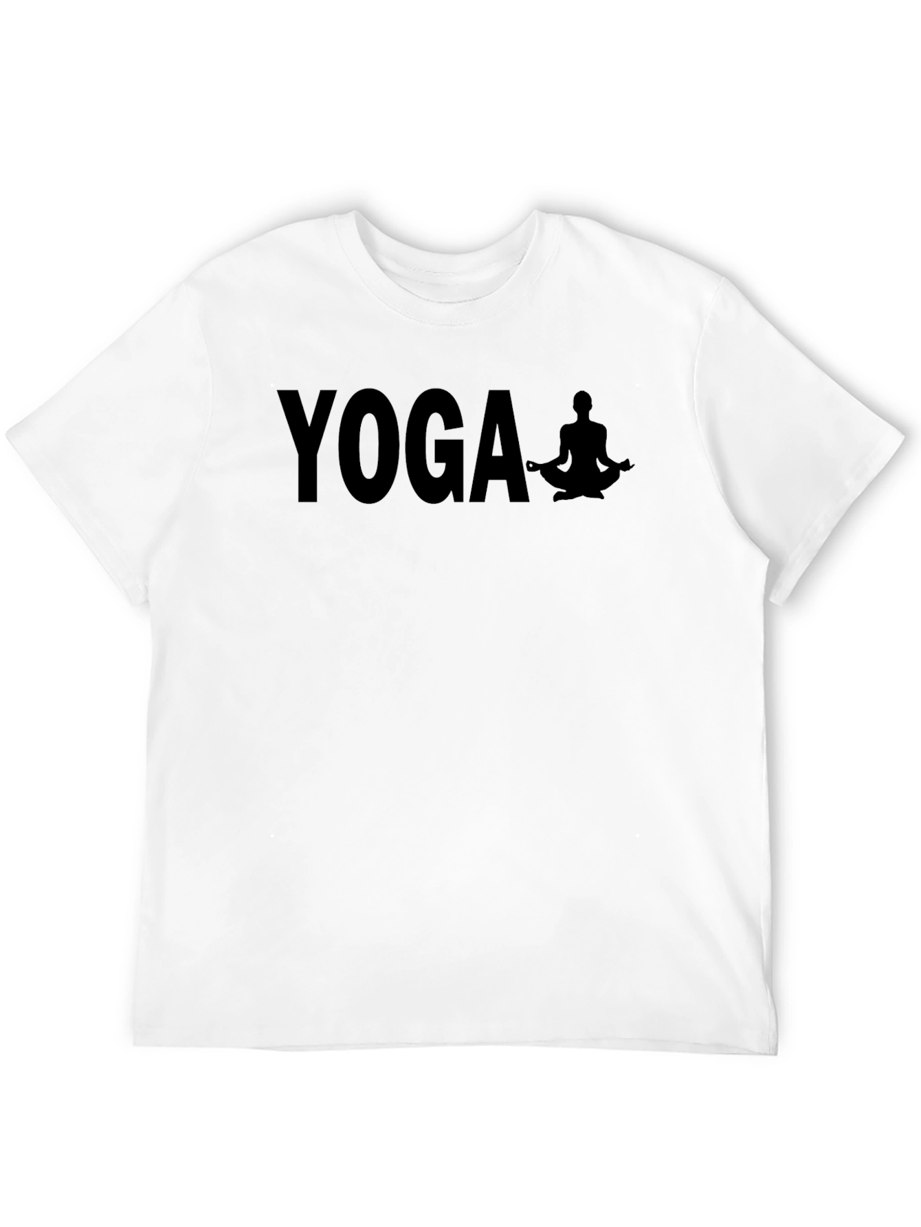 Yoga Meditation T-Shirt - Black Graphic Tee