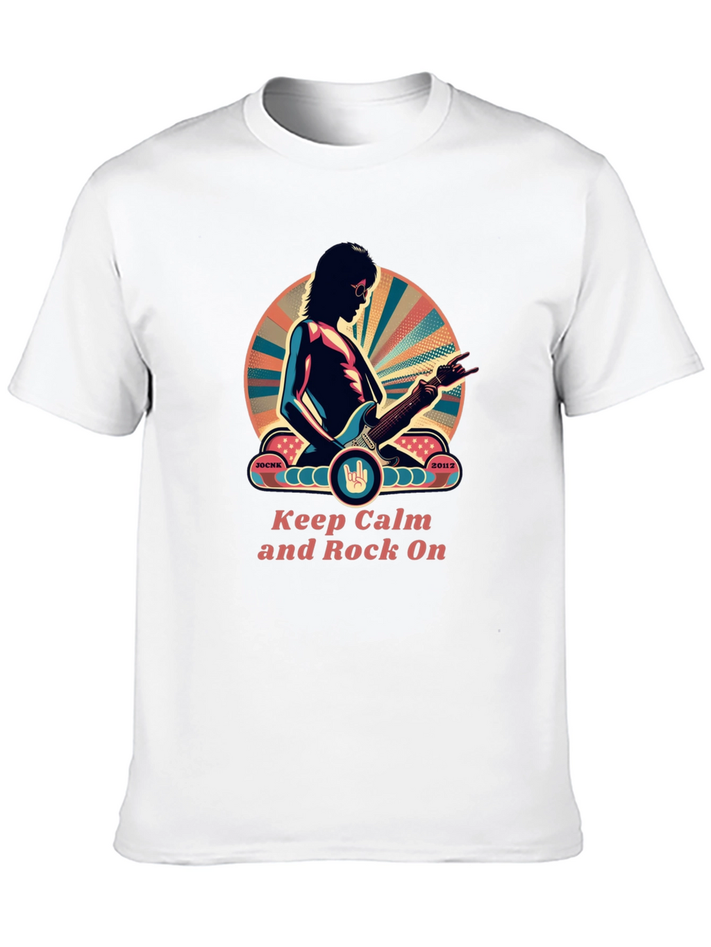 Keep Calm and Rock On Graphic Tee