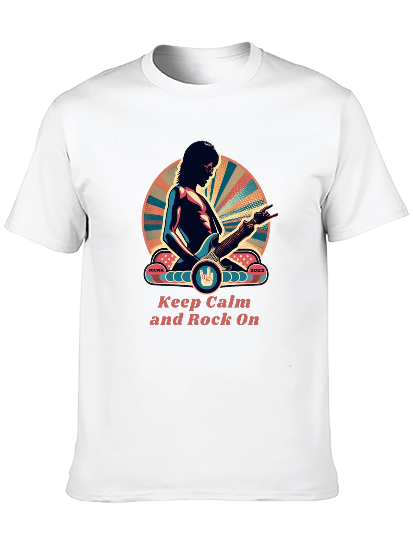 Keep Calm and Rock On Graphic Tee