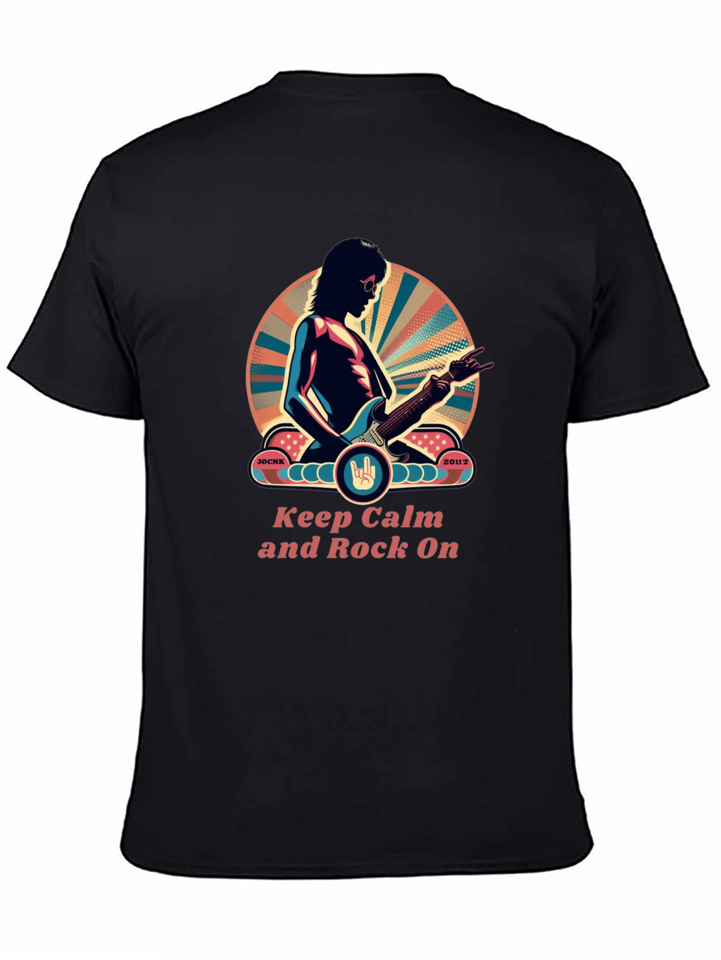 Keep Calm and Rock On Graphic Tee