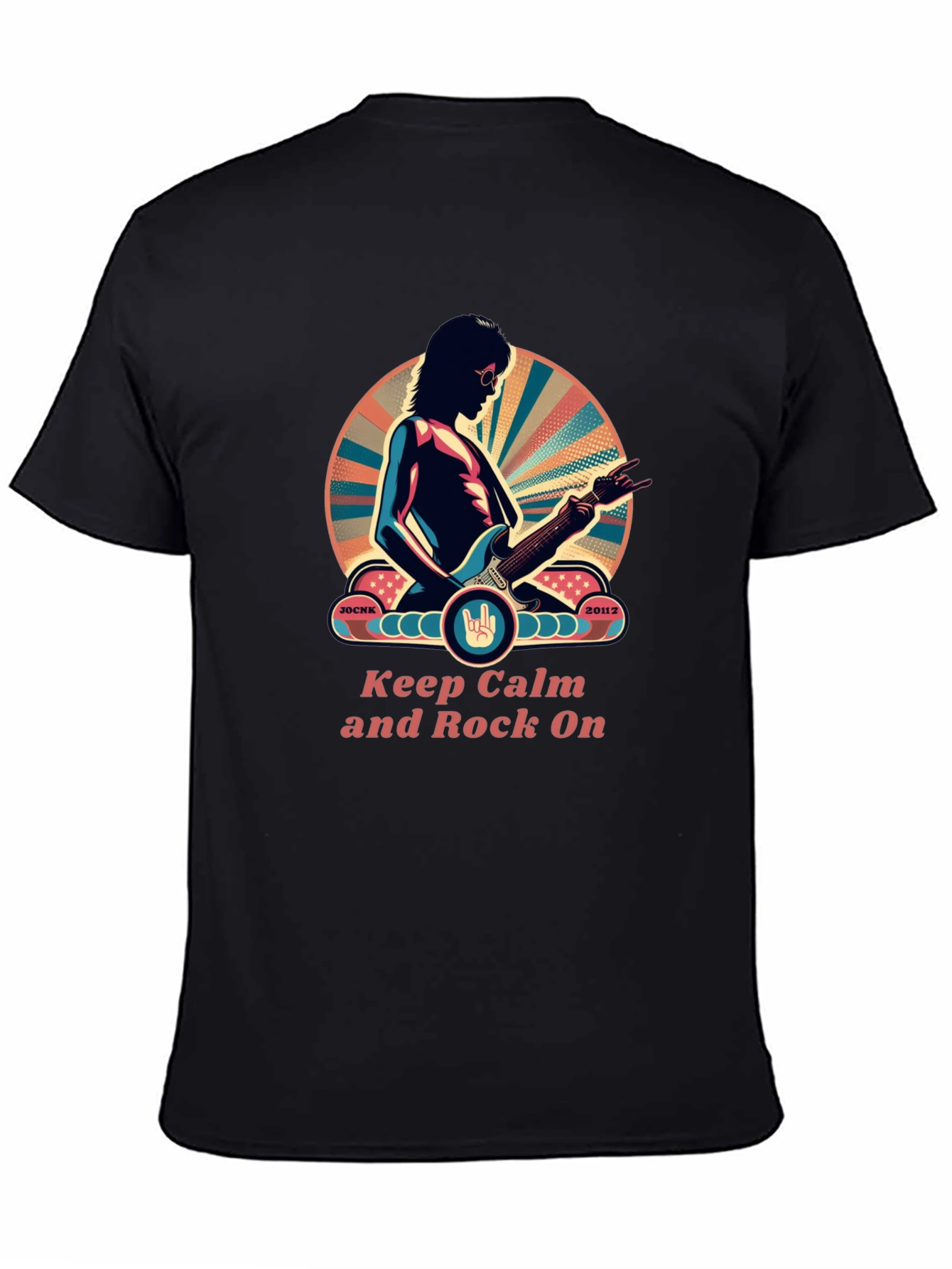 Keep Calm and Rock On Graphic Tee