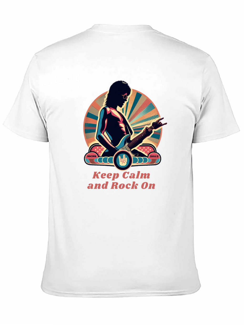 Keep Calm and Rock On Graphic Tee