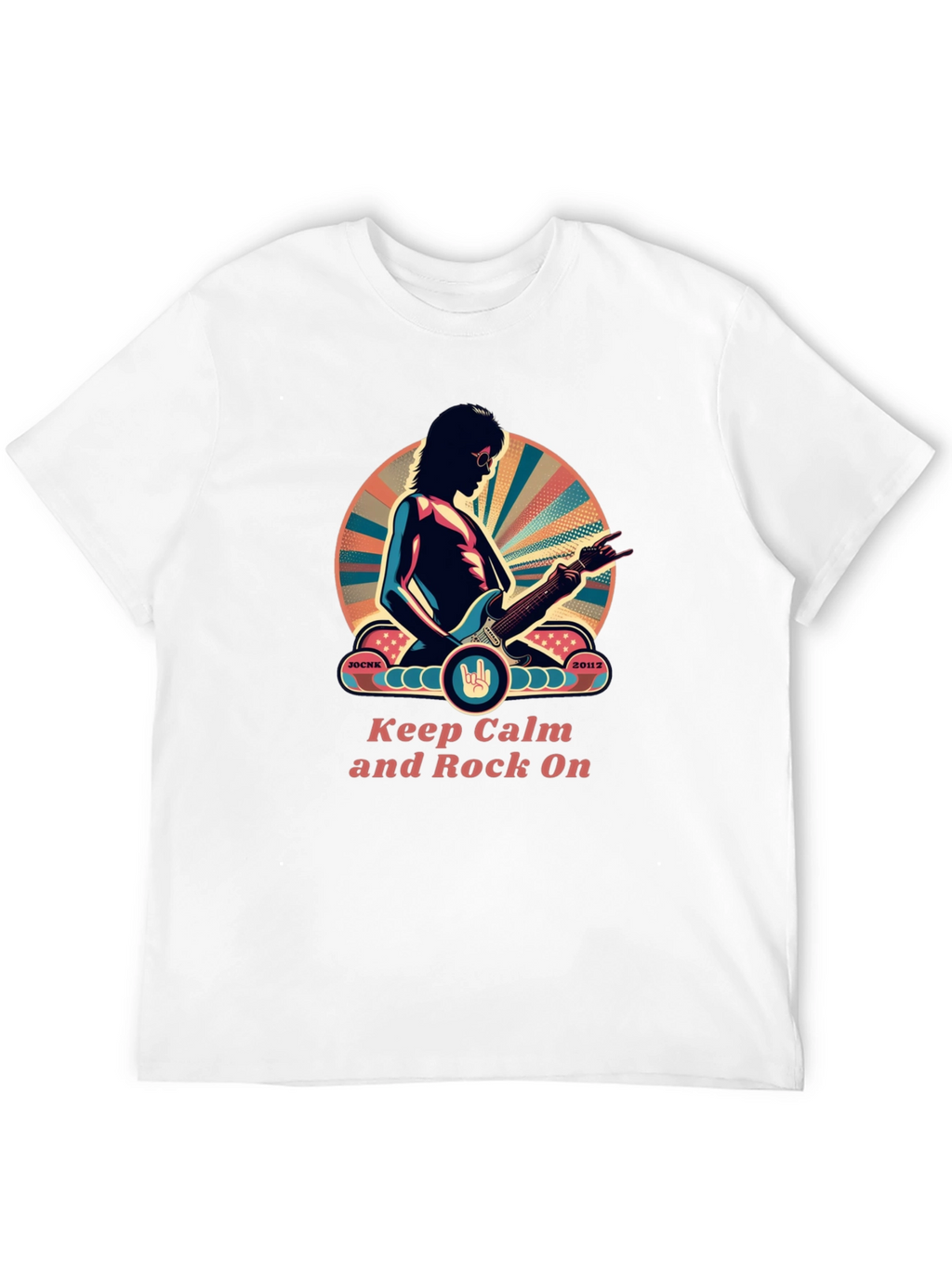 Keep Calm and Rock On Graphic Tee