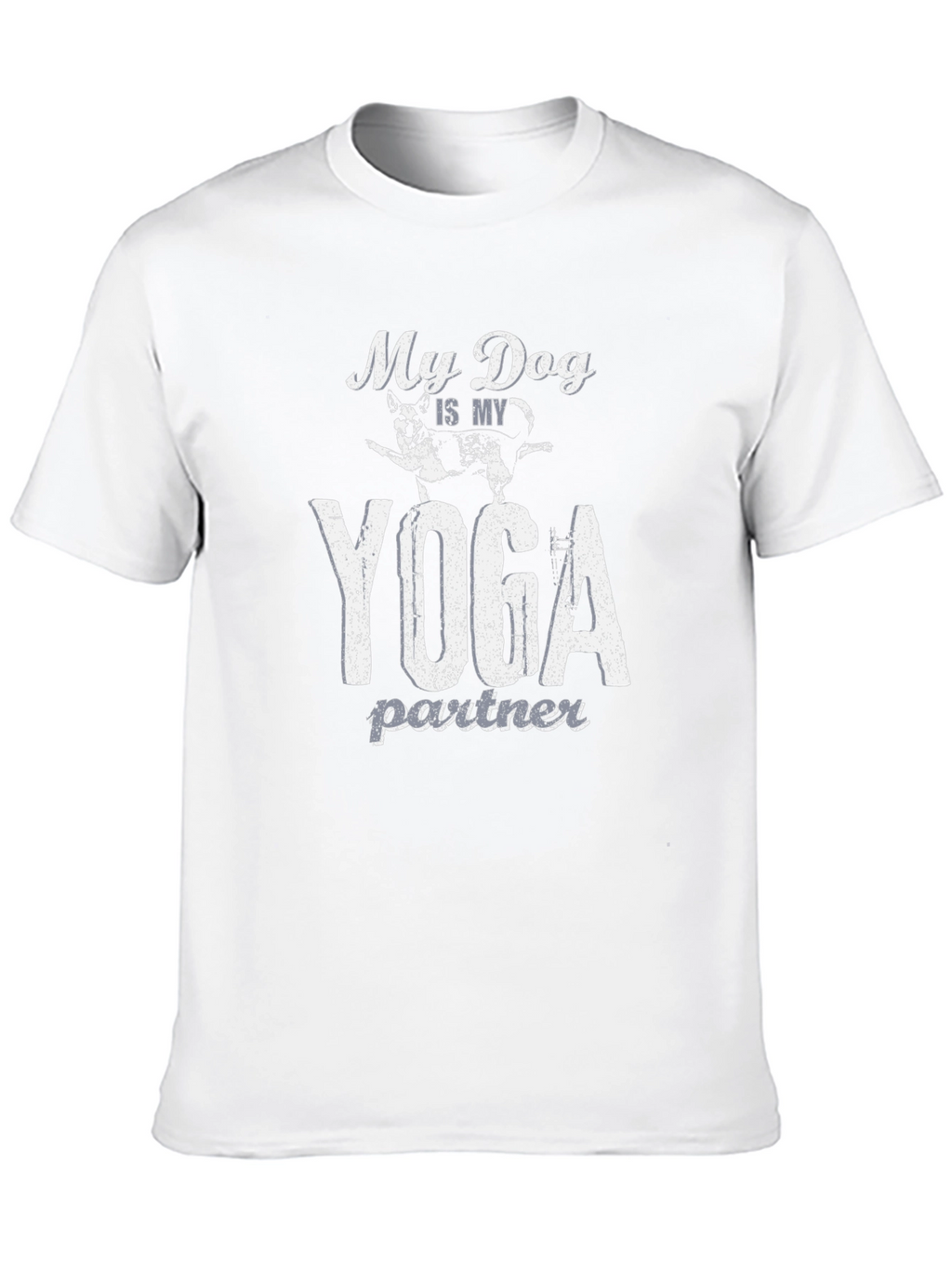 My Dog is My Yoga Partner T-Shirt - Black