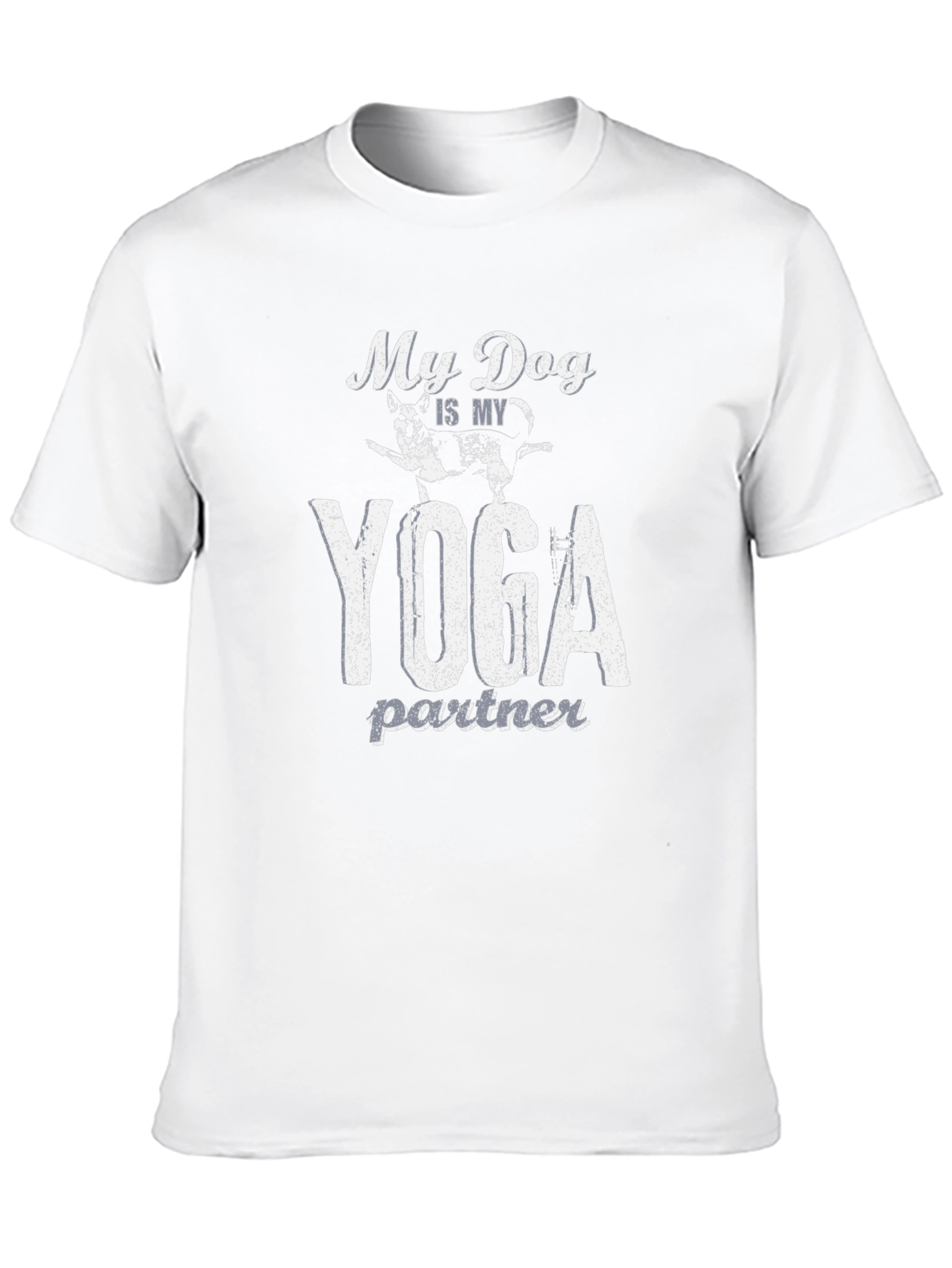 My Dog is My Yoga Partner T-Shirt - Black