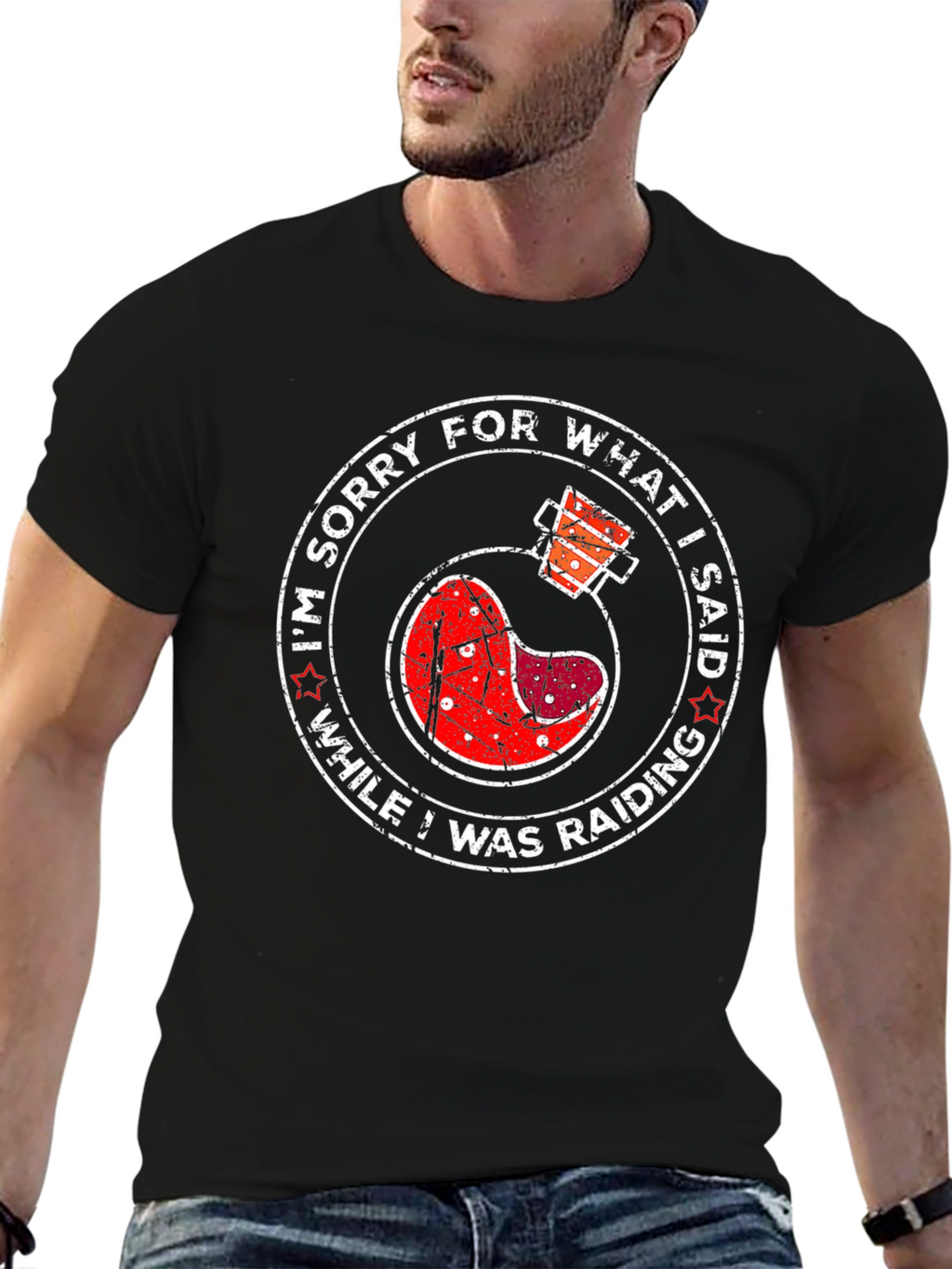Raid Apology T-Shirt - Gamer Novelty Tee