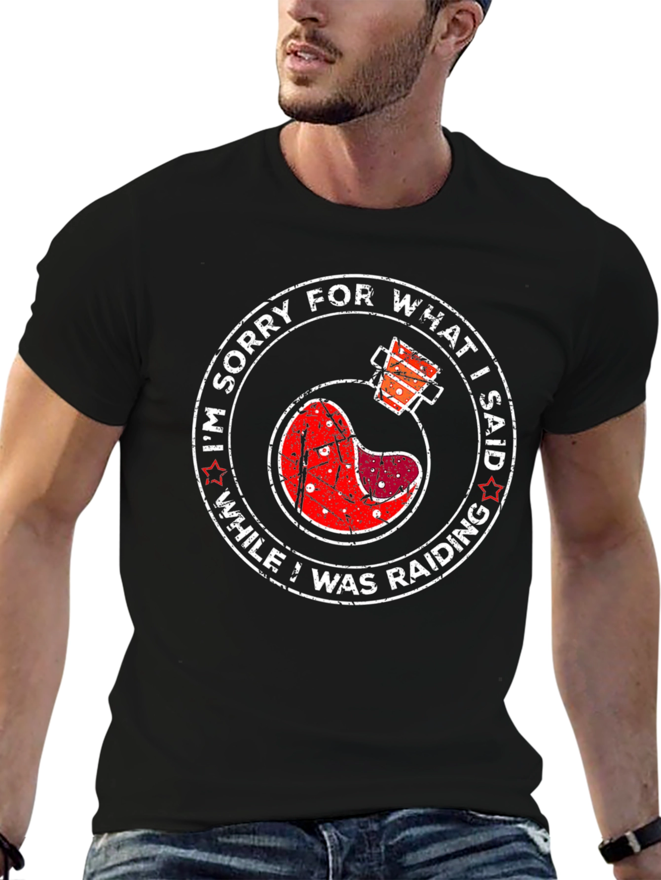 Raid Apology T-Shirt - Gamer Novelty Tee