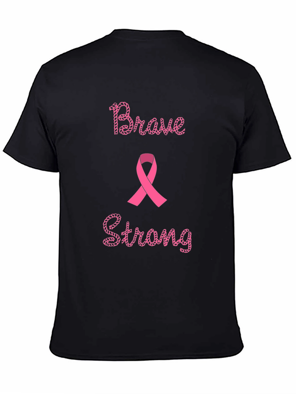 Brave & Strong Breast Cancer Awareness T-Shirt
