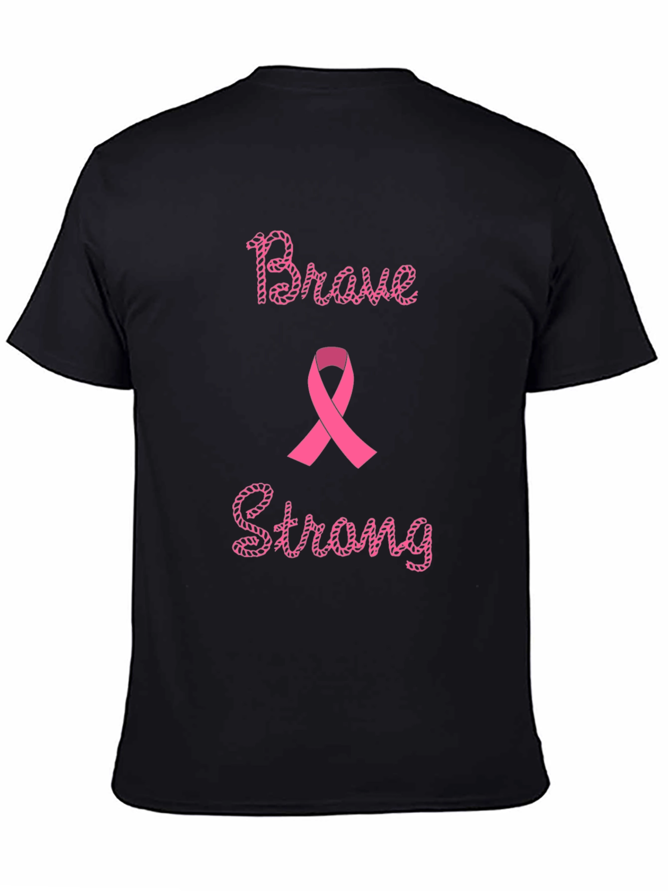 Brave & Strong Breast Cancer Awareness T-Shirt