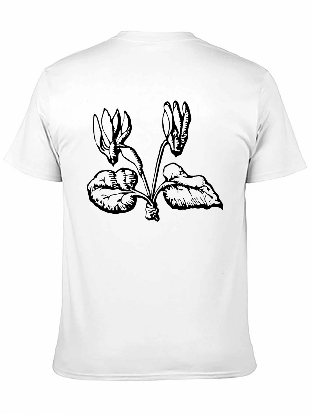 Botanical Graphic Tee - Black Casual Wear