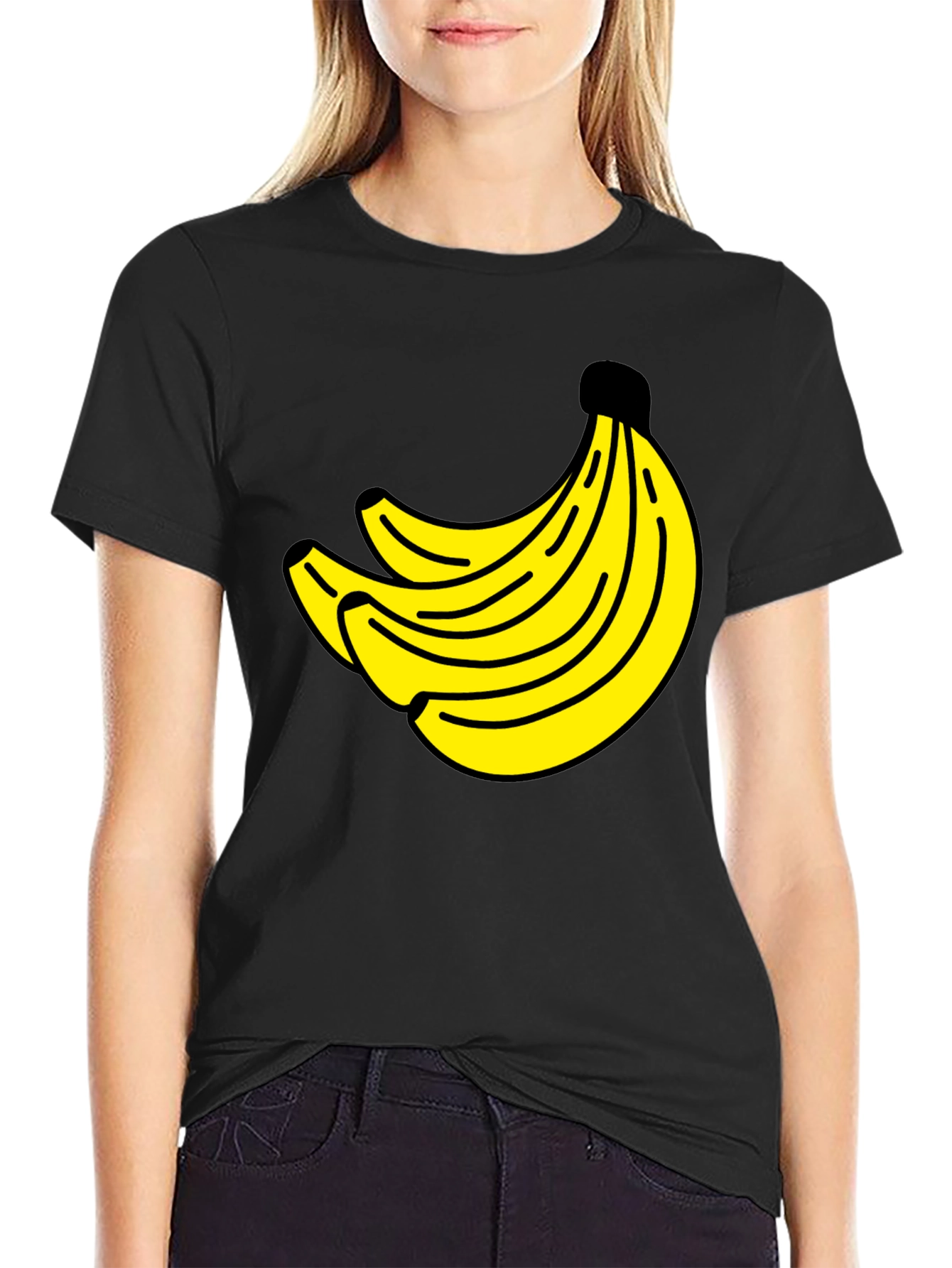 Banana Bunch Graphic Tee - Classic Crew Neck