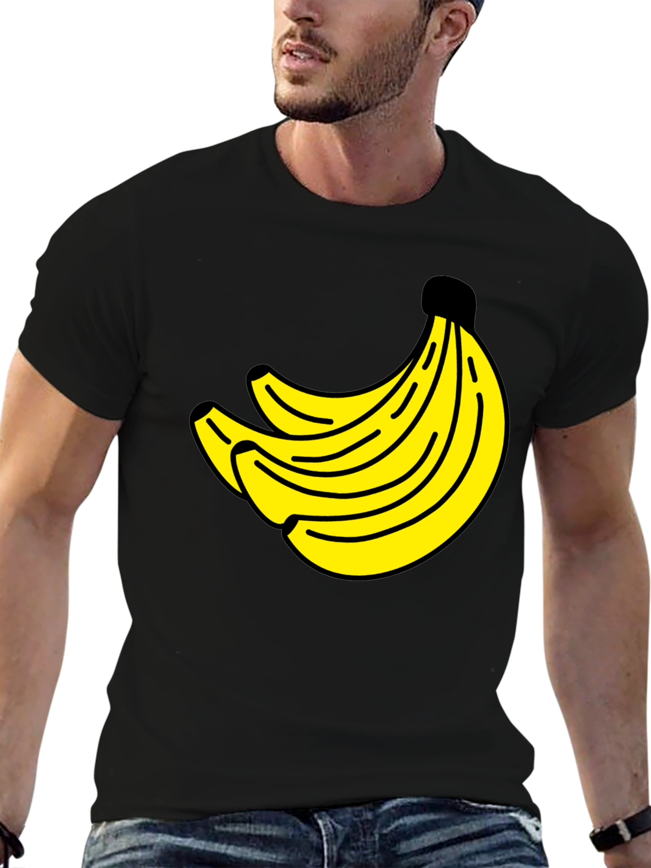 Banana Bunch Graphic Tee - Classic Crew Neck